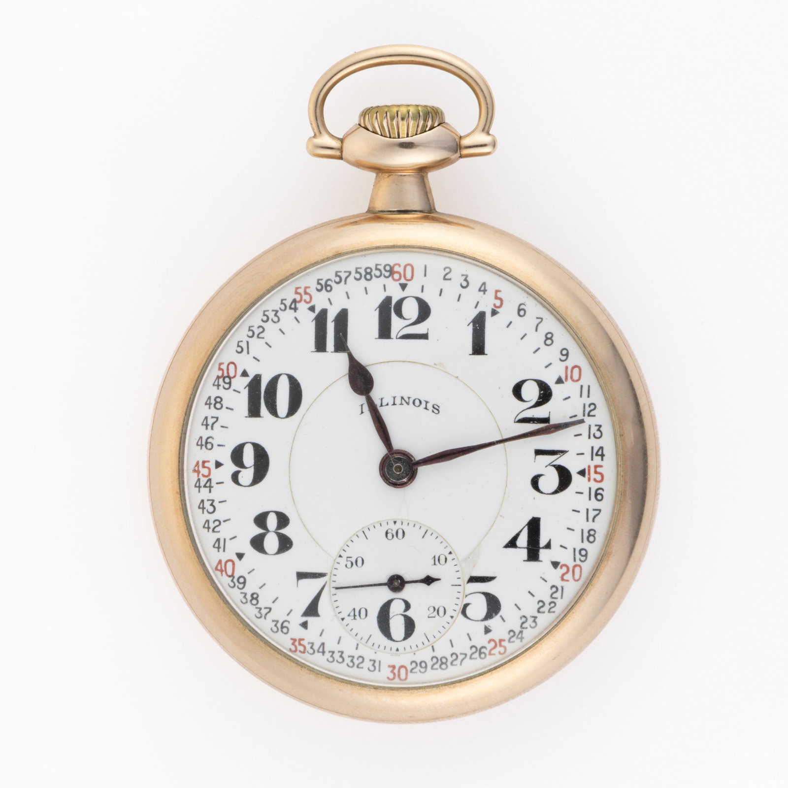 ILLINOIS 21-JEWEL BUNN SPECIAL MODEL 9 POCKET WATCH (1 of 3)
