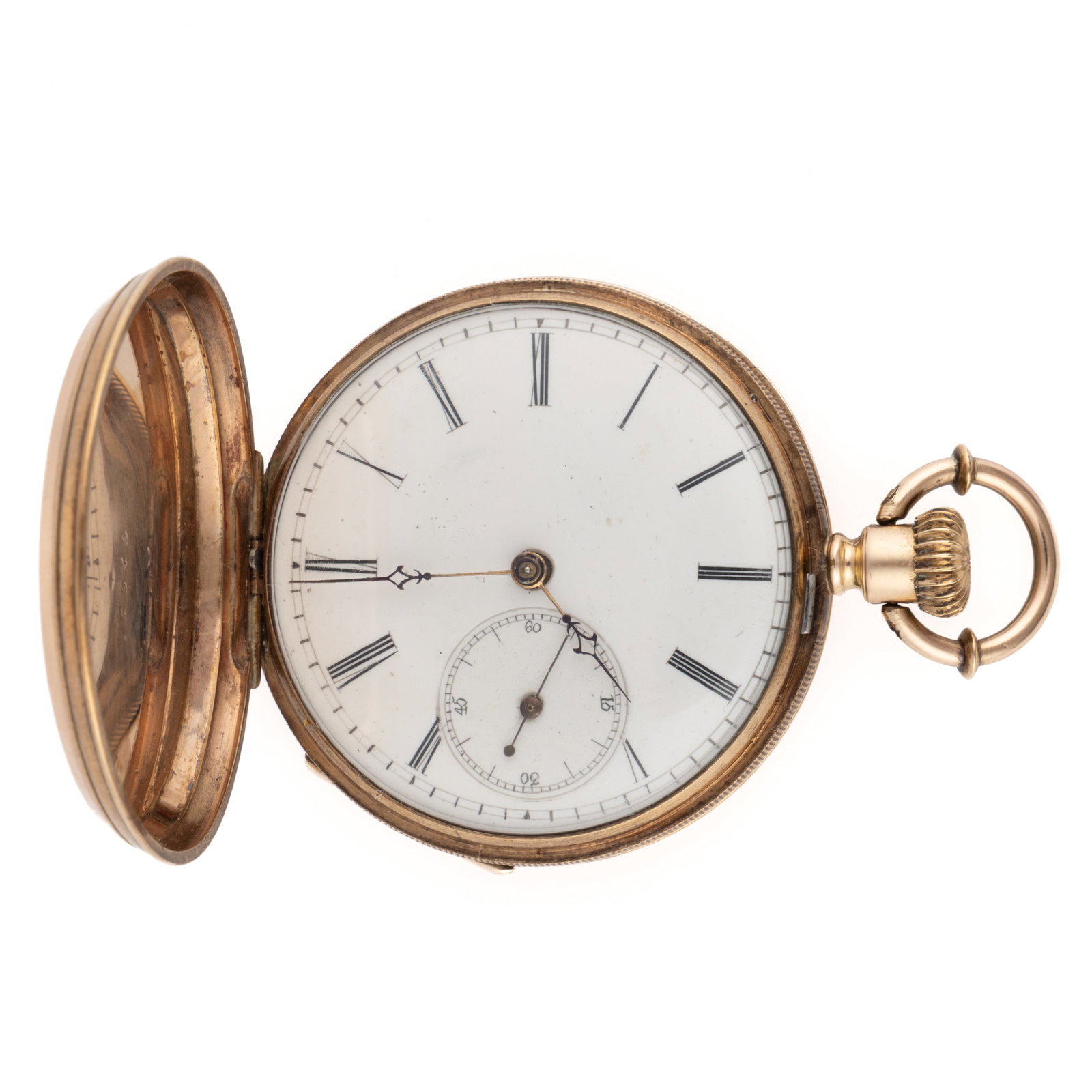 ANTIQUE SWISS LOCLE GOLD-FILLED CASED LADY'S POCKET WATCH (1 of 7)