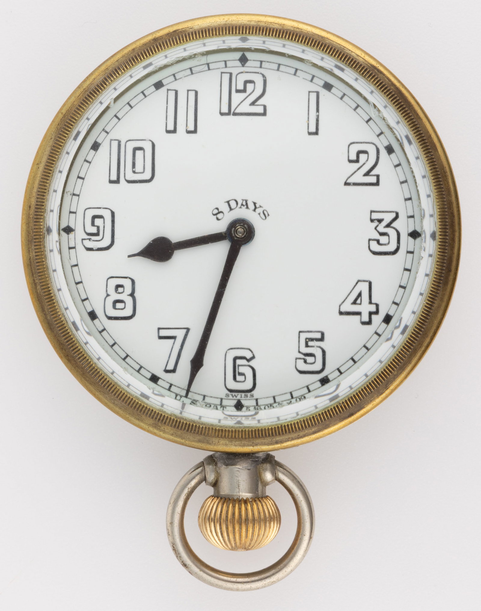 DOXA 15-JEWEL BREVET 33236 8-DAY CAR DASH CLOCK (1 of 4)