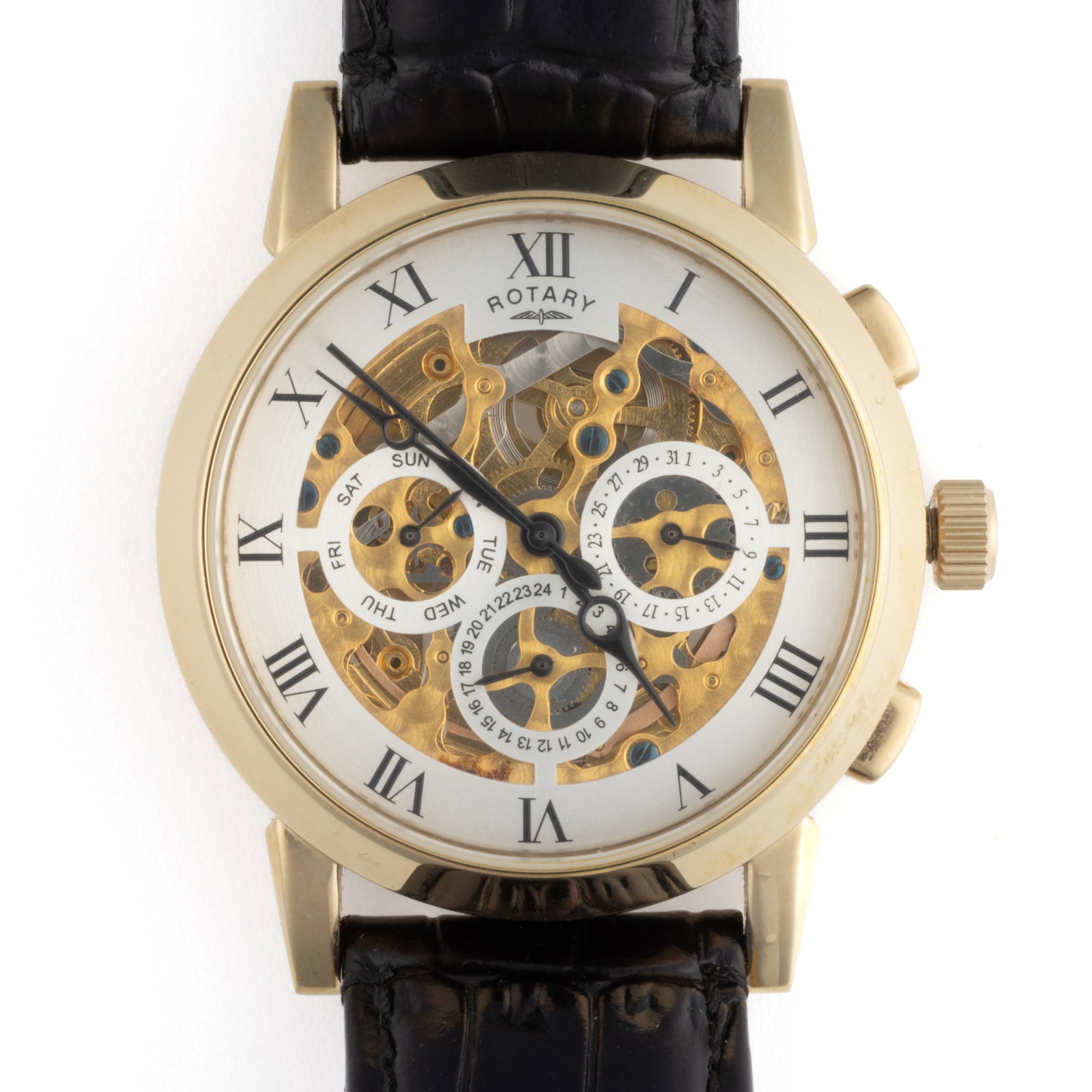 ROTARY AUTOMATIC SKELETON GS02375 MEN'S WRIST WATCH (1 of 4)