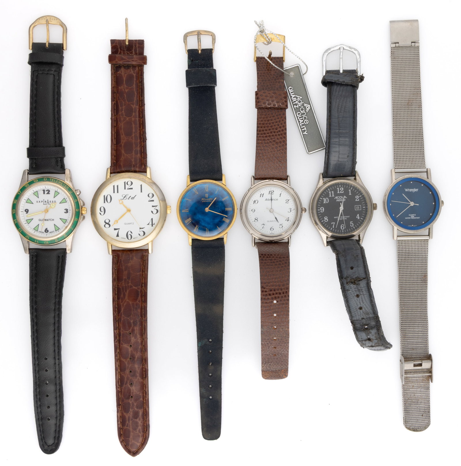 ASSORTED CONTEMPORARY WRIST WATCHES, LOT OF SIX (1 of 1)