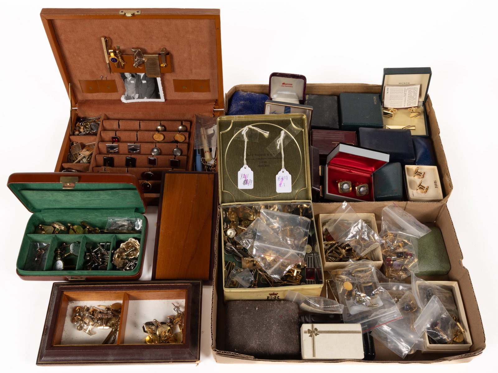 ANTIQUE / VINTAGE / CONTEMPORARY MEN'S JEWELRY, UNCOUNTED LOT (1 of 3)