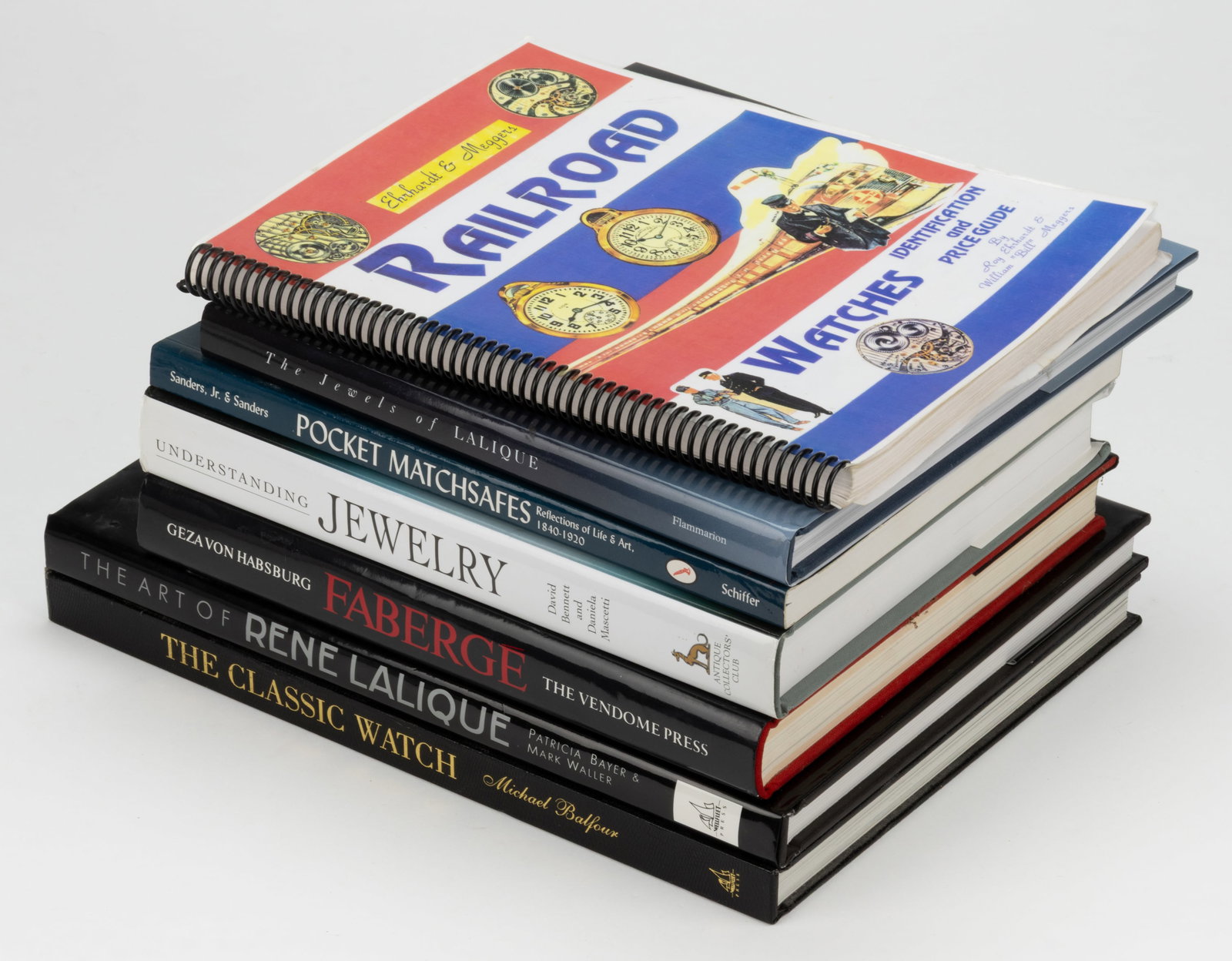 JEWELRY, WATCHES, AND OTHER REFERENCE VOLUMES, LOT OF SEVEN (1 of 1)