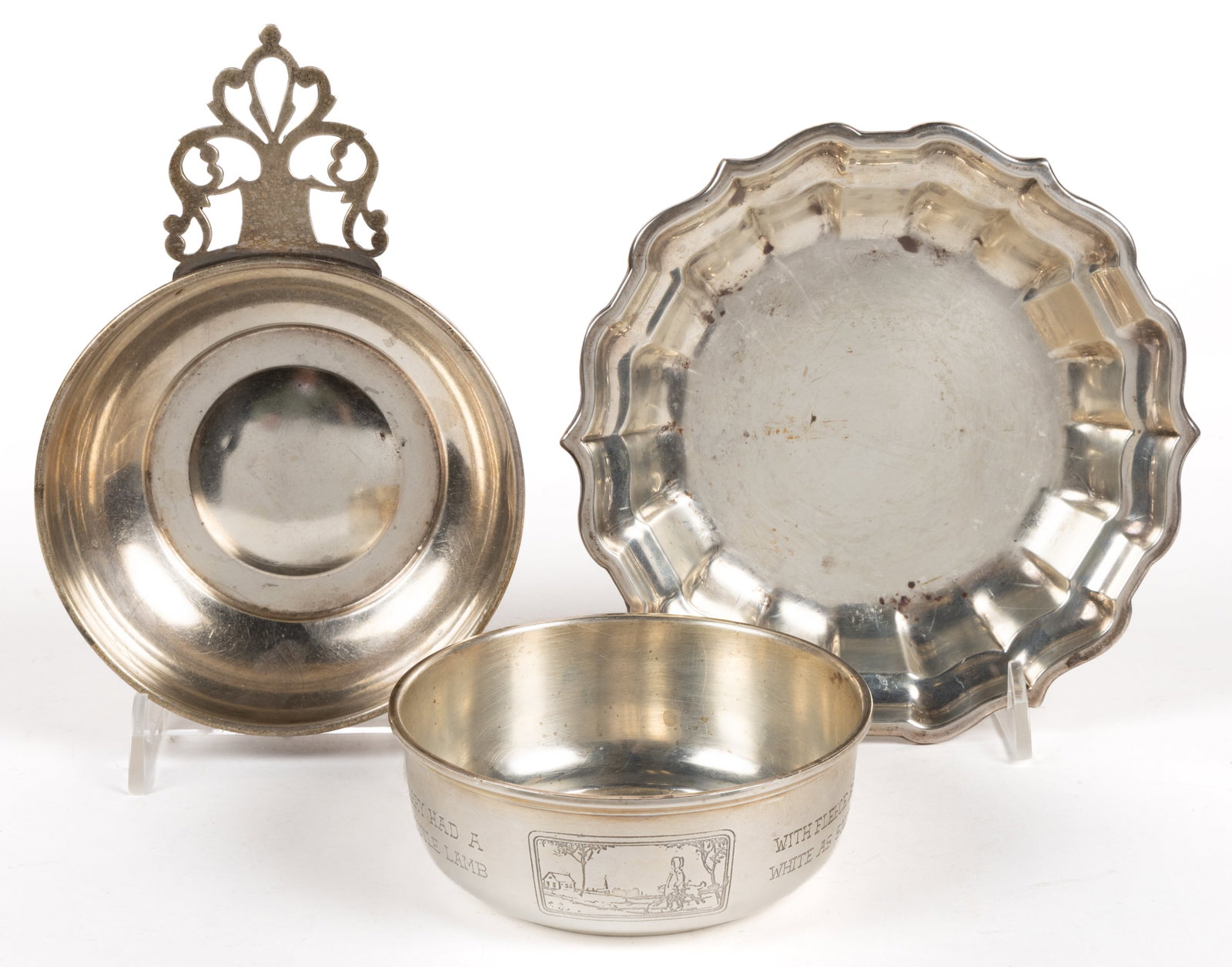 INTERNATIONAL SILVER CO. AND OTHER STERLING SILVER TABLE ARTICLES, LOT OF THREE (1 of 1)