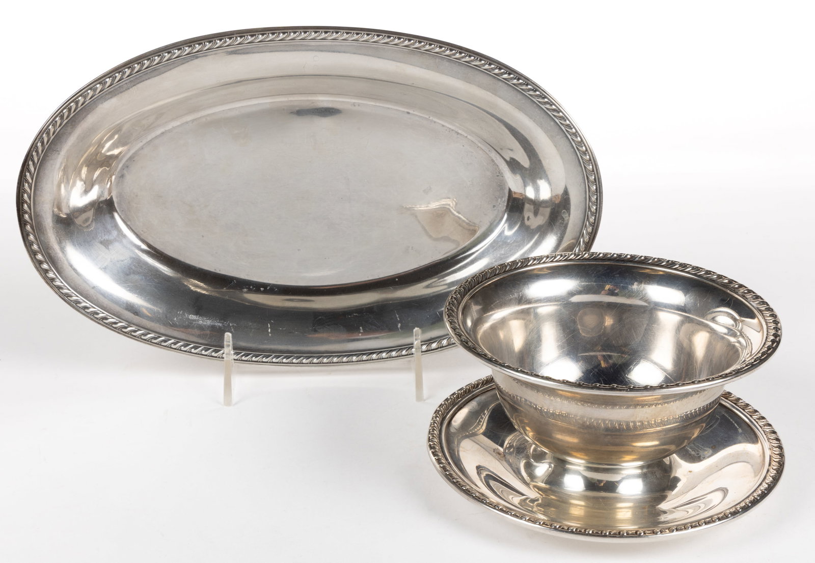 WALLACE AND OTHER STERLING SILVER TABLE ARTICLES, LOT OF TWO (1 of 2)