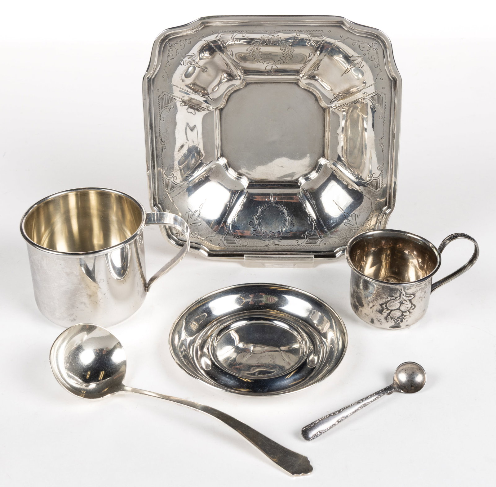 WEBSTER CO. AND OTHER STERLING SILVER ARTICLES, LOT OF SIX (1 of 1)