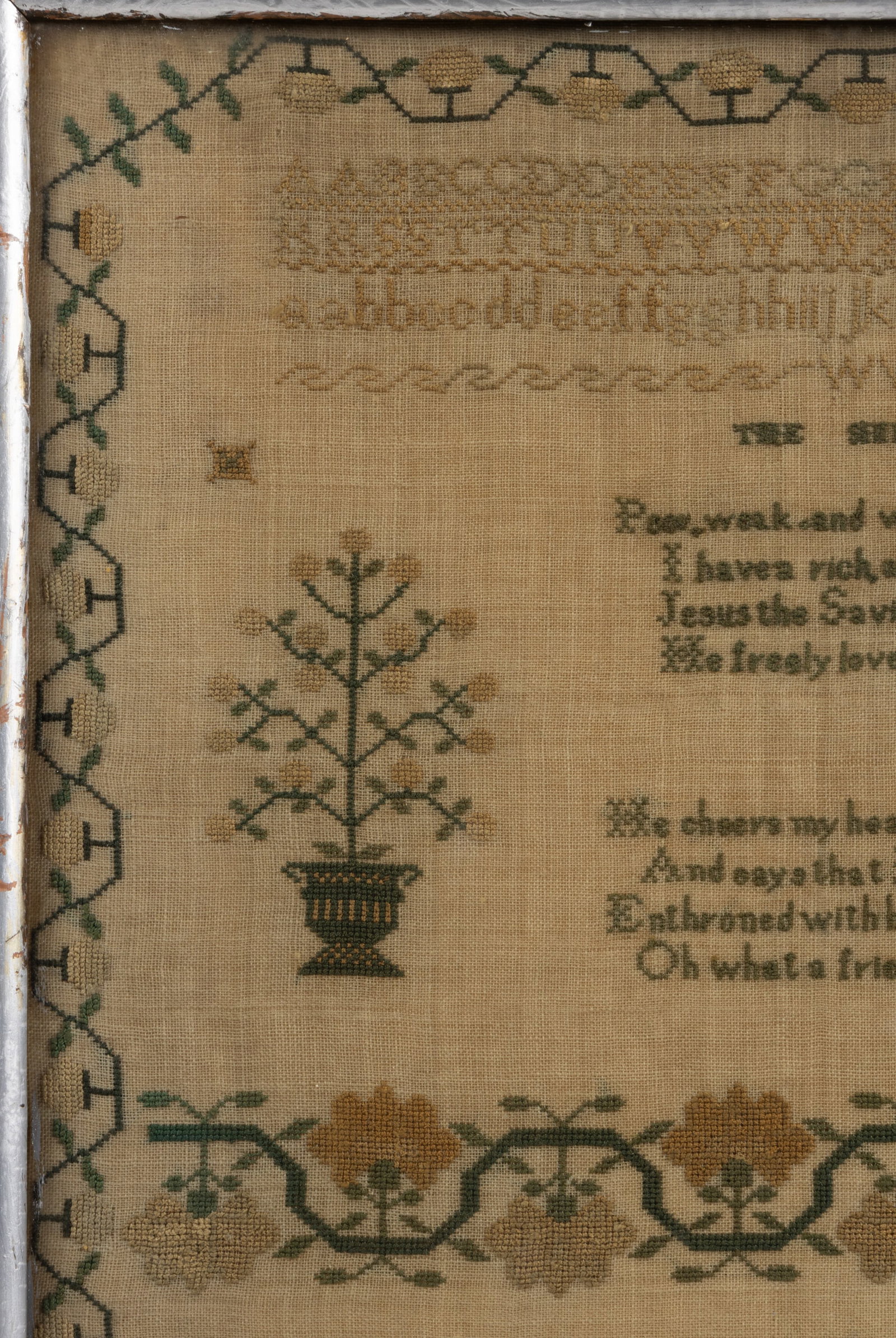 BRITISH PICTORIAL NEEDLEWORK SAMPLER - 2