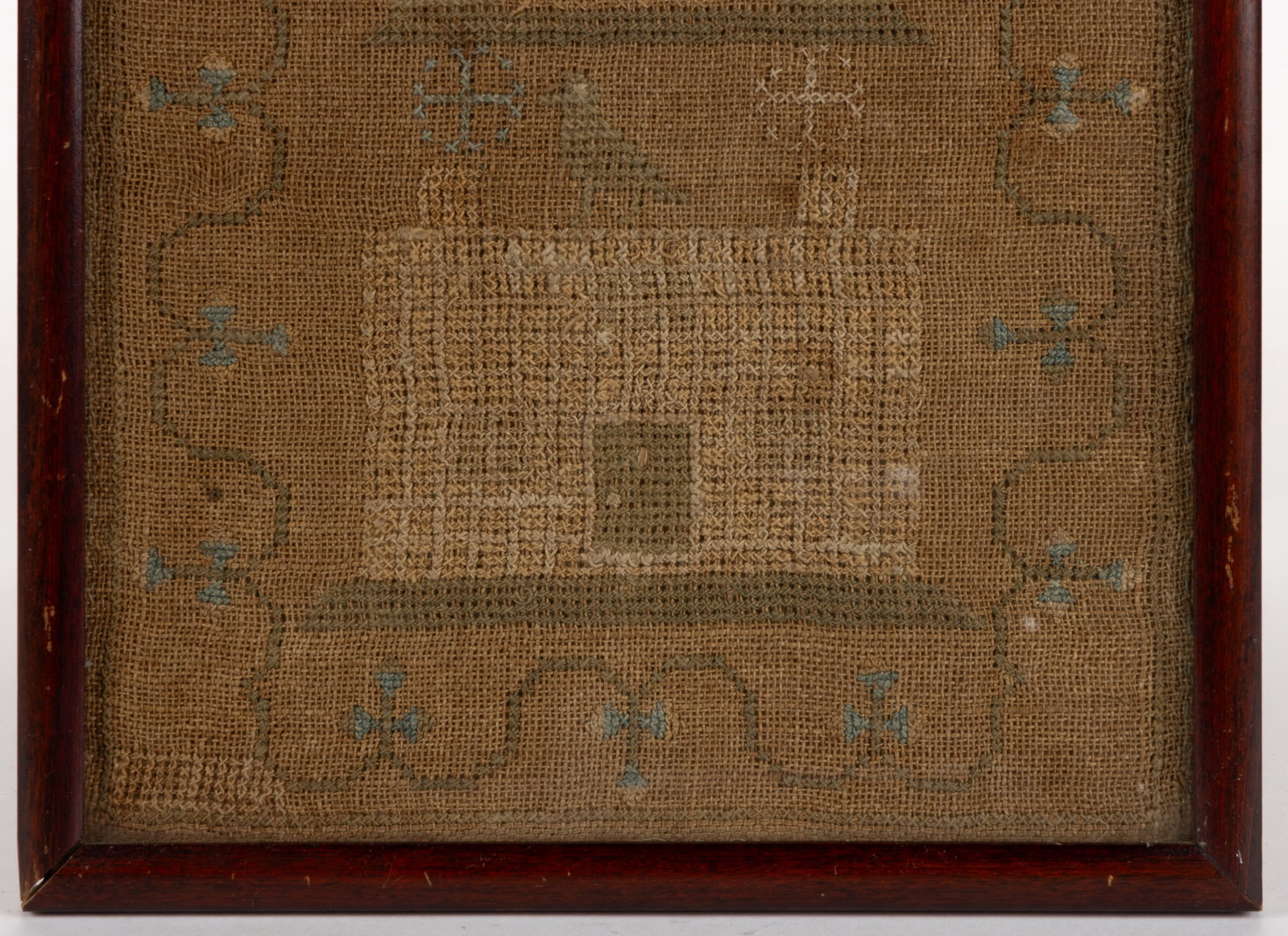 BRITISH PICTORIAL NEEDLEWORK SAMPLER - 4