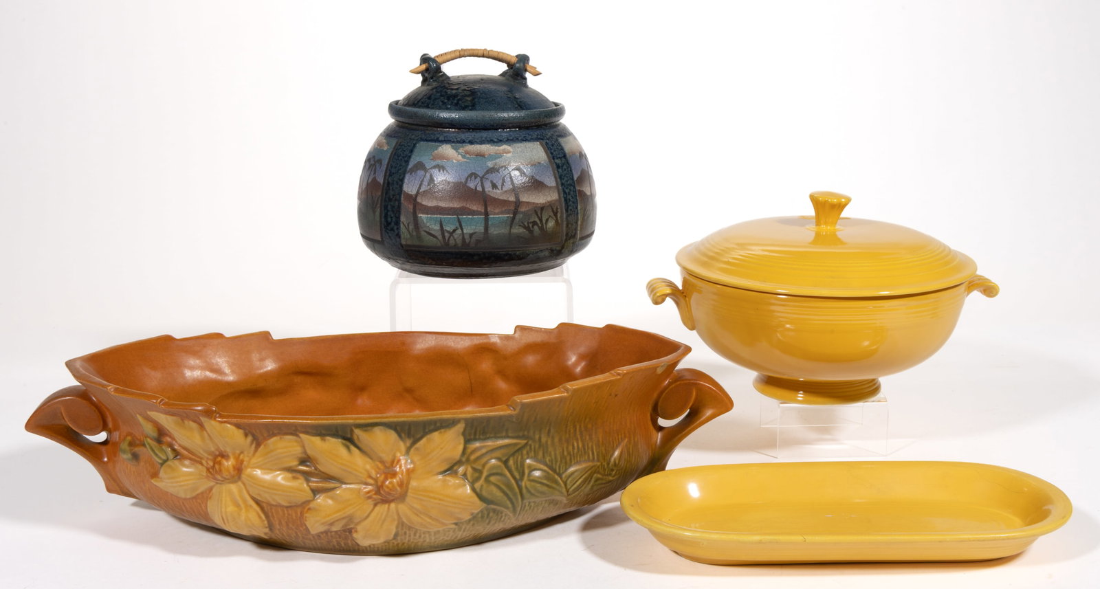 AMERICAN ART AND STUDIO POTTERY ARTICLES, LOT OF FOUR (1 of 2)