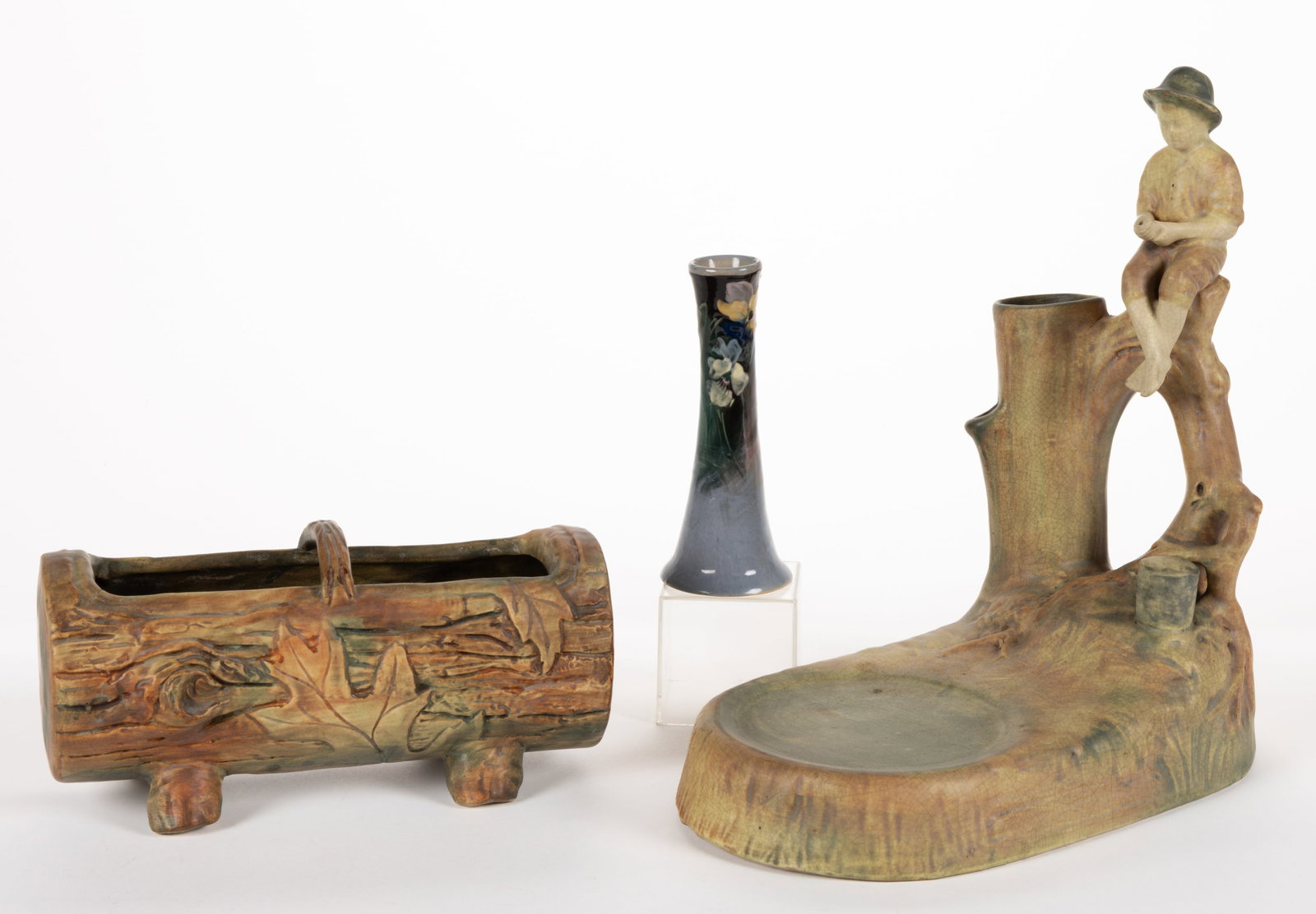 AMERICAN WELLER ART POTTERY ARTICLES, LOT OF THREE (1 of 3)