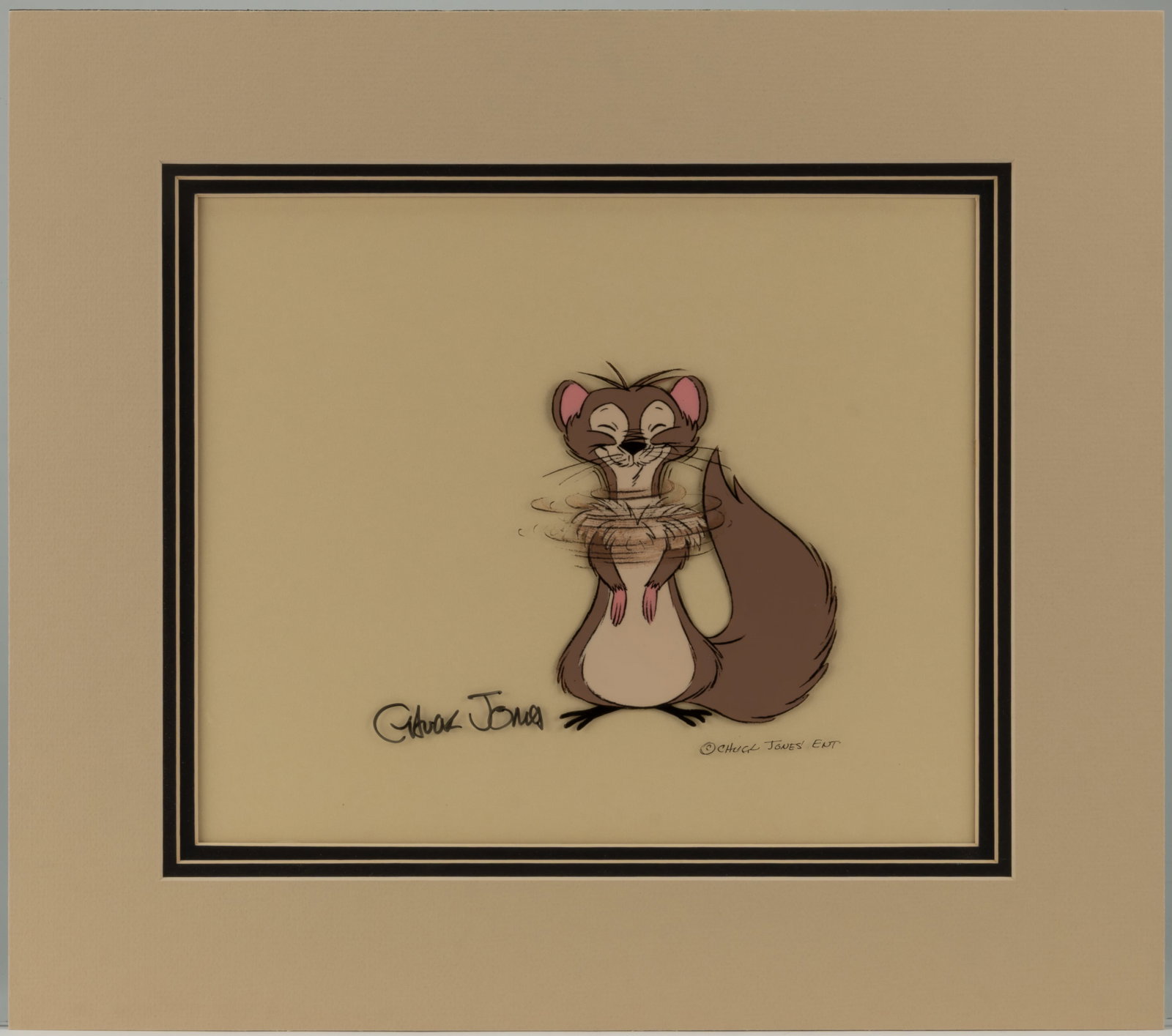 JONES PRODUCTION RIKKI-TIKKI-TAVI ORIGINAL PRODUCTION ANIMATION CEL FROM "RICKKI-TIKKI-TAVI" (1975) (1 of 2)