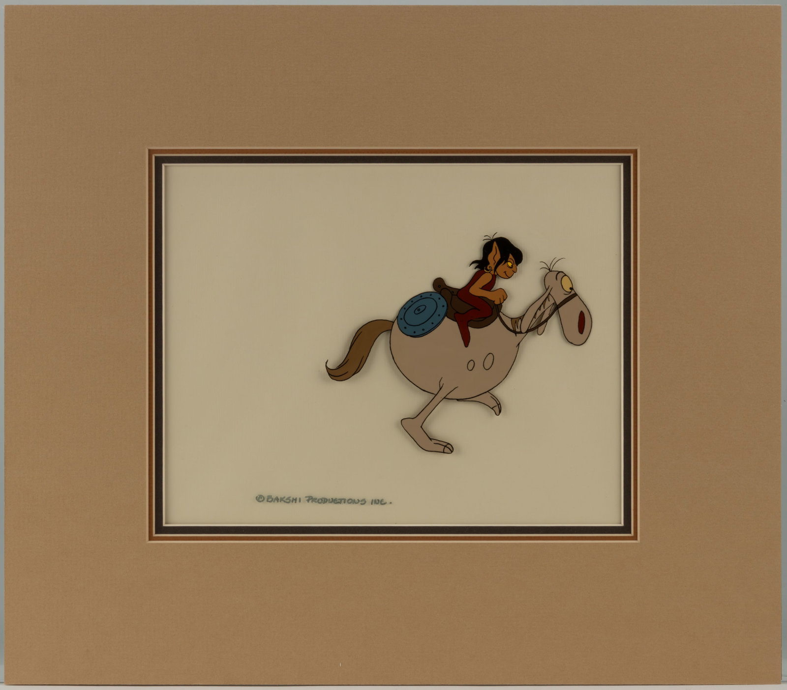 BAKSHI PRODUCTIONS WEEHAWK ORIGINAL PRODUCTION ANIMATION CEL FROM "WIZARDS" (1977) (1 of 2)