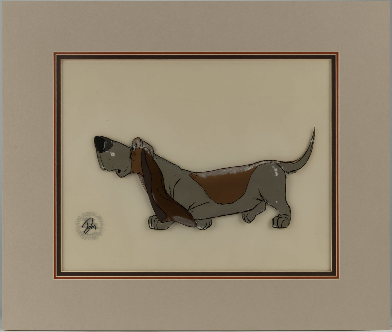 WALT DISNEY LAFAYETTE PRODUCTION ANIMATION CEL FROM "THE ARISTOCATS" (1970) (1 of 2)