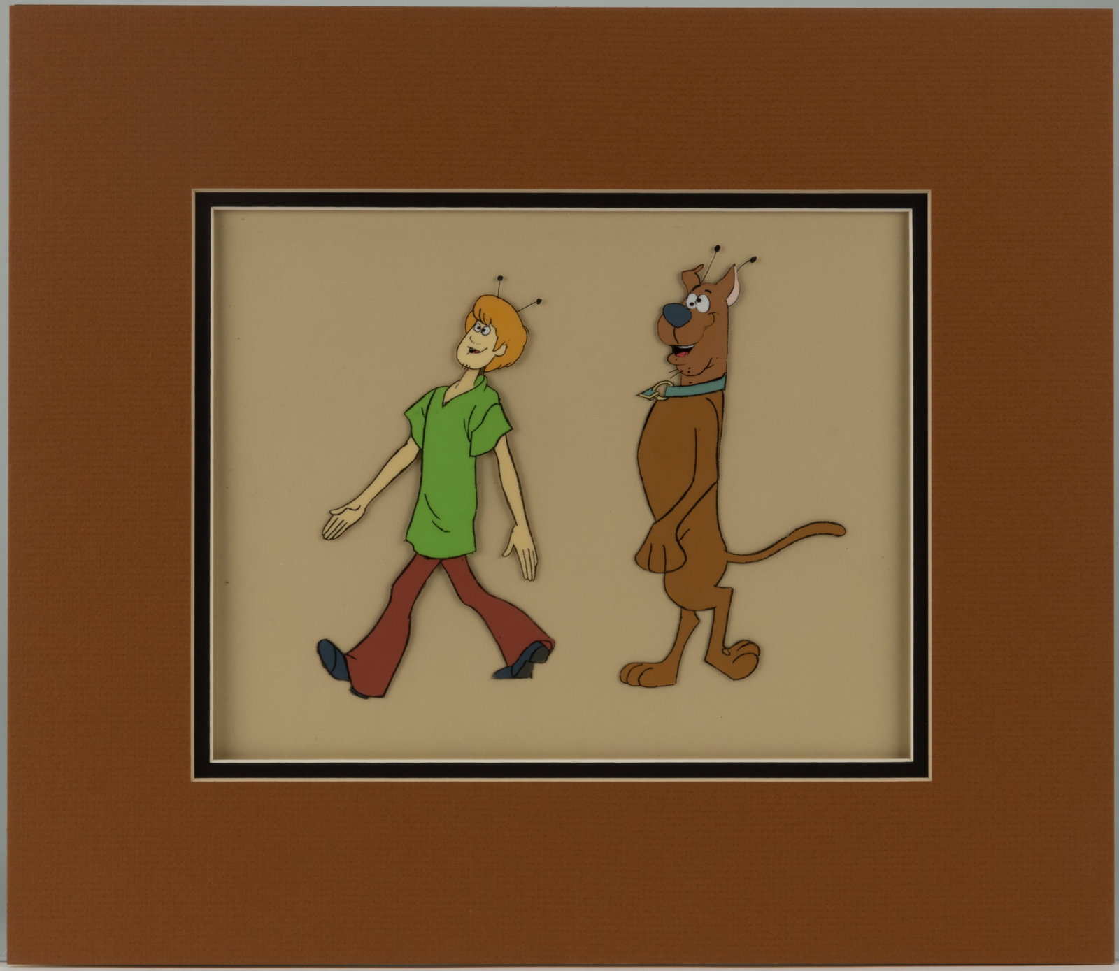 HANNA-BARBERA SHAGGY AND SCOOBY ORIGINAL PRODUCTION ANIMATION CEL (1 of 2)