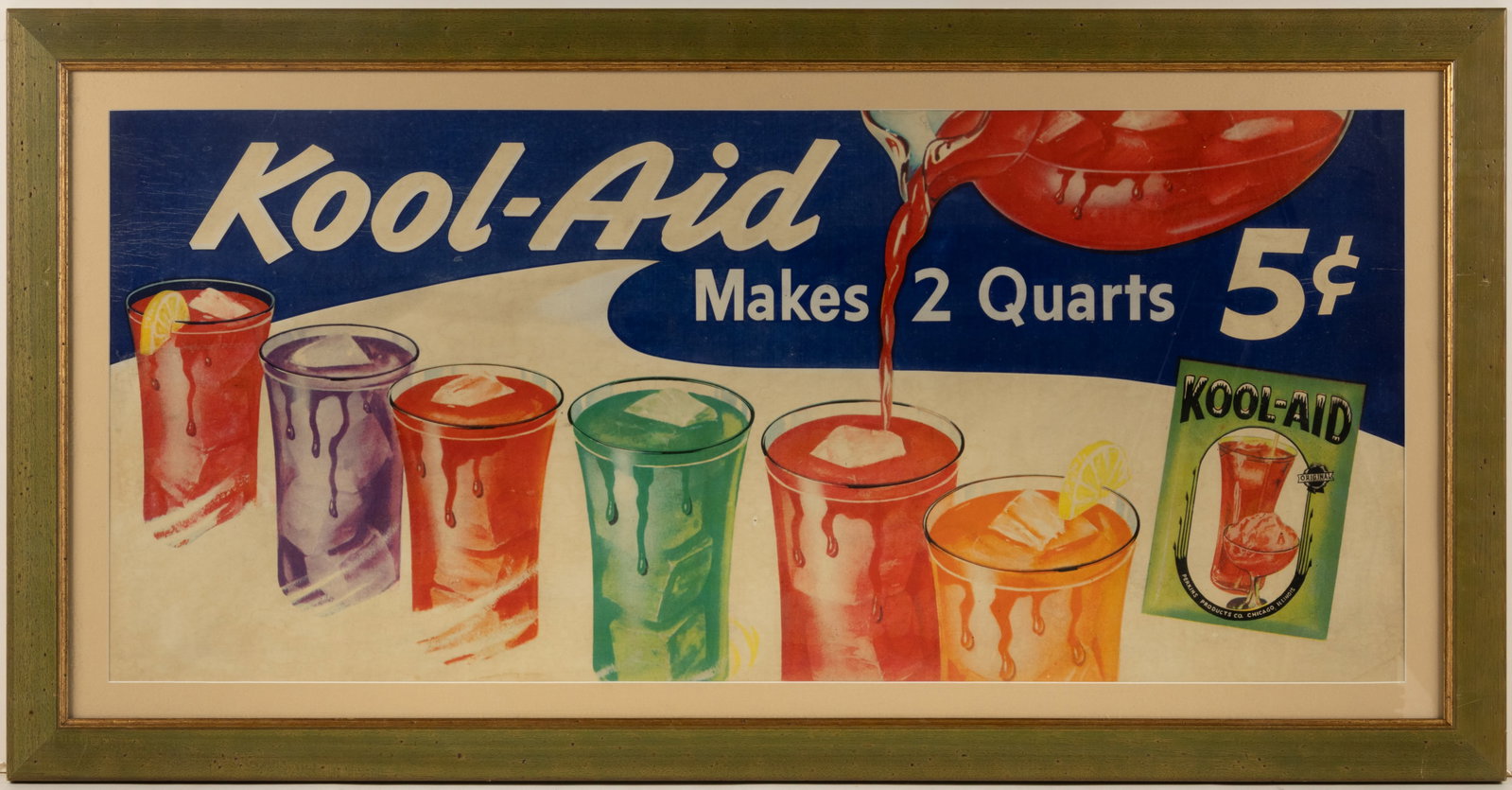 VINTAGE KOOL-AID ADVERTISING SIGN (1 of 3)