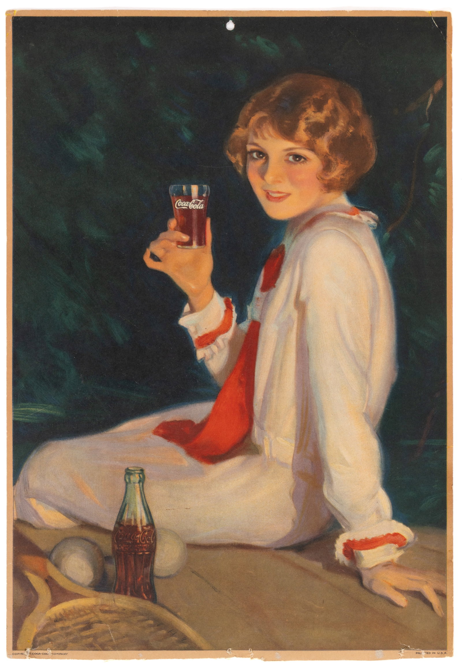 1926 COCA-COLA CALENDAR TOP (1 of 2)
