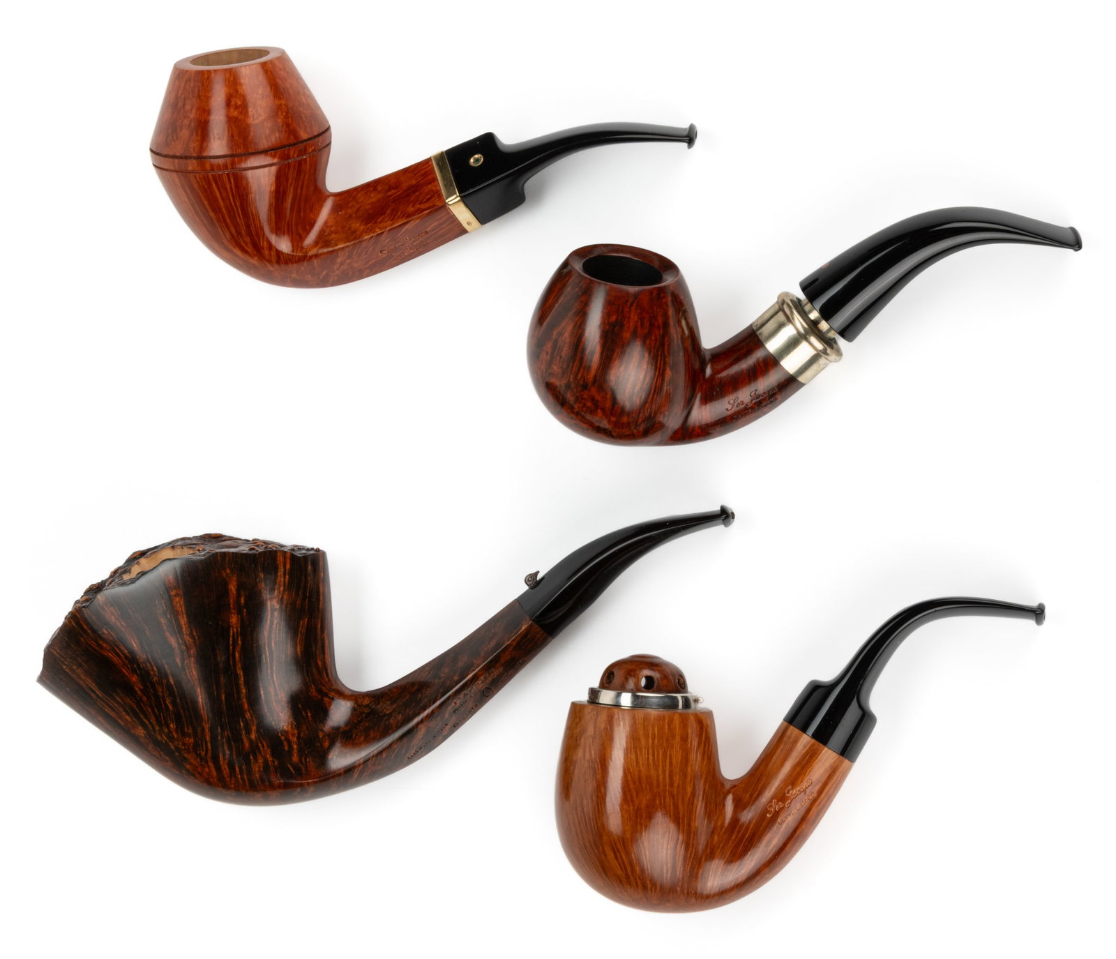 SER JACOPO AND OTHER ITALIAN PIPES, LOT OF FOUR (1 of 1)