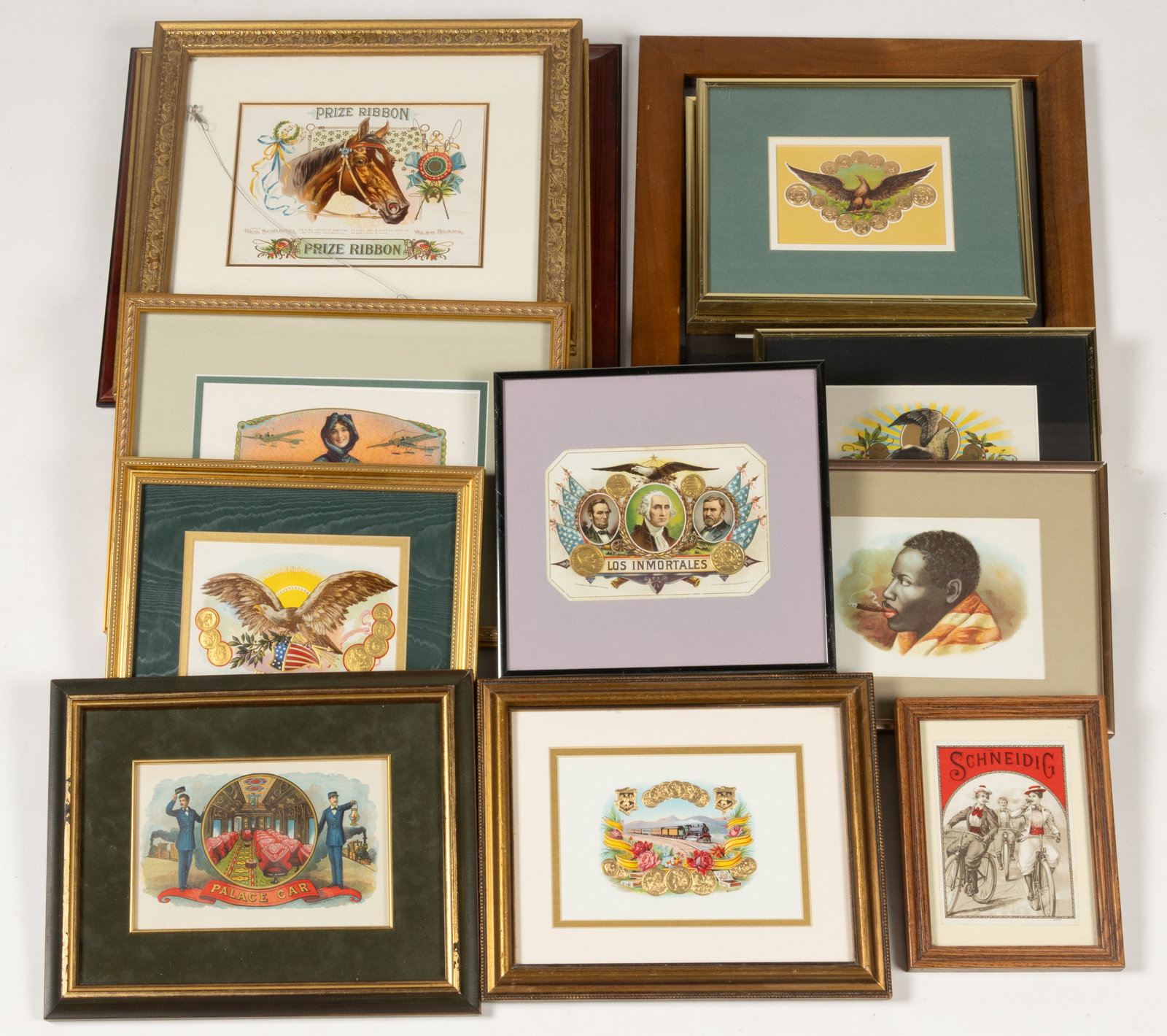 ASSORTED POLITICAL, TRANSPORTATION, AND OTHER TOBACCO / CIGAR EPHEMERA, LOT OF 14 (1 of 1)
