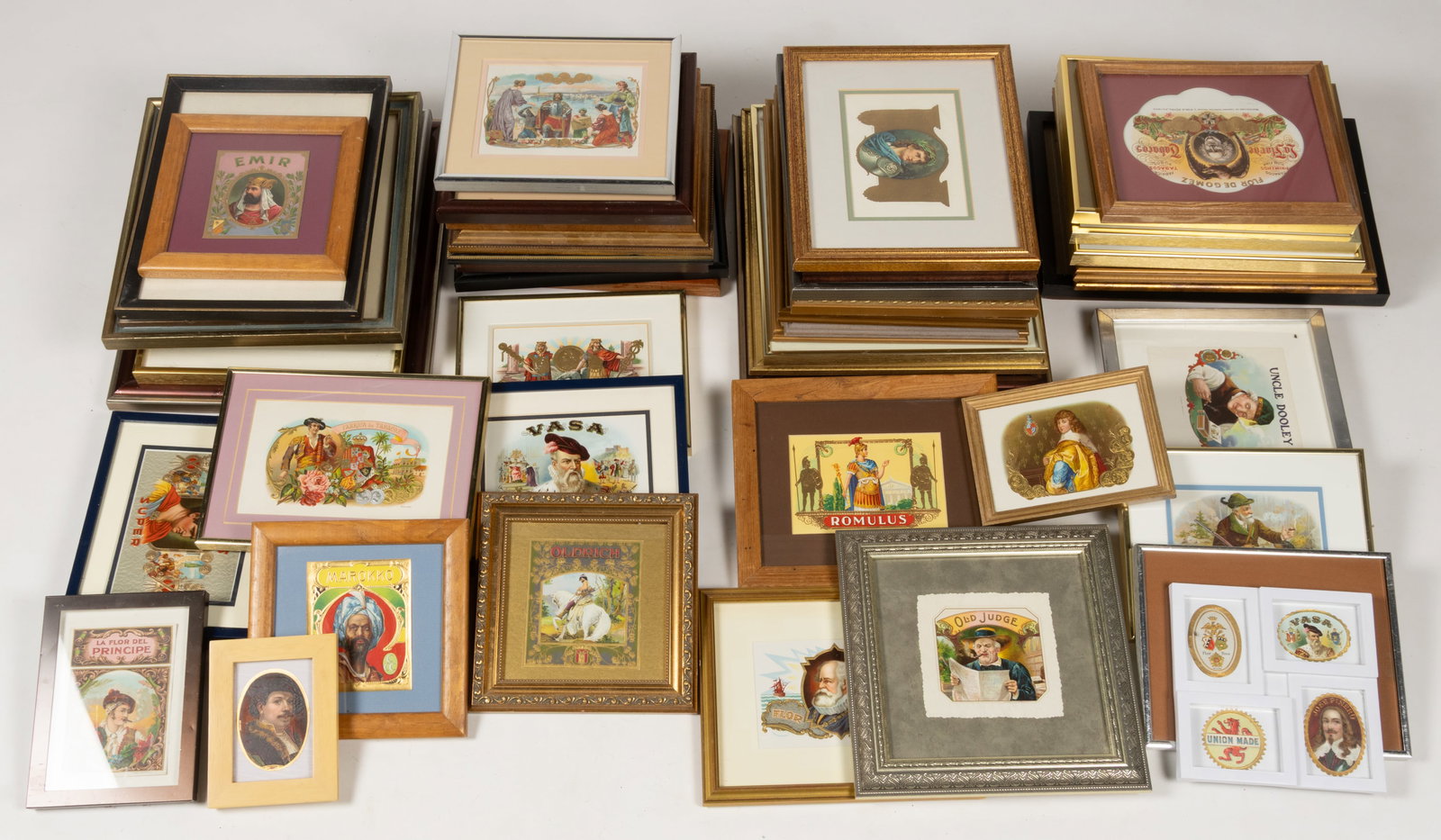 ASSORTED PRESTIGIOUS, REGAL, AND OTHER TOBACCO / CIGAR EPHEMERA, LOT OF 50 (1 of 1)