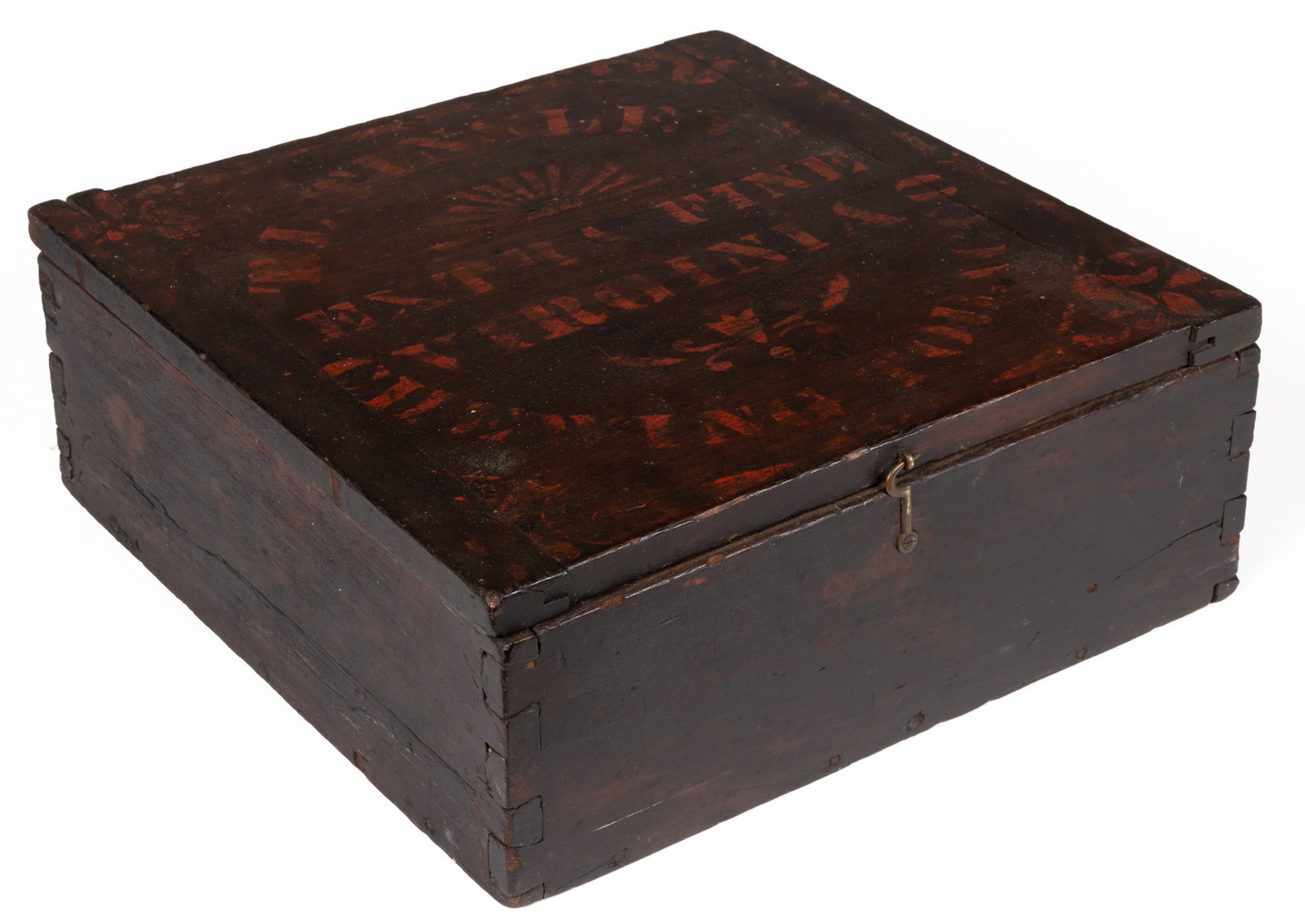 T. L. TINSLEY LOUISIANA, MISSOURI, "EXTRA FINE VIRGINIA CHEWING TOBACCO" CRATE (1 of 4)