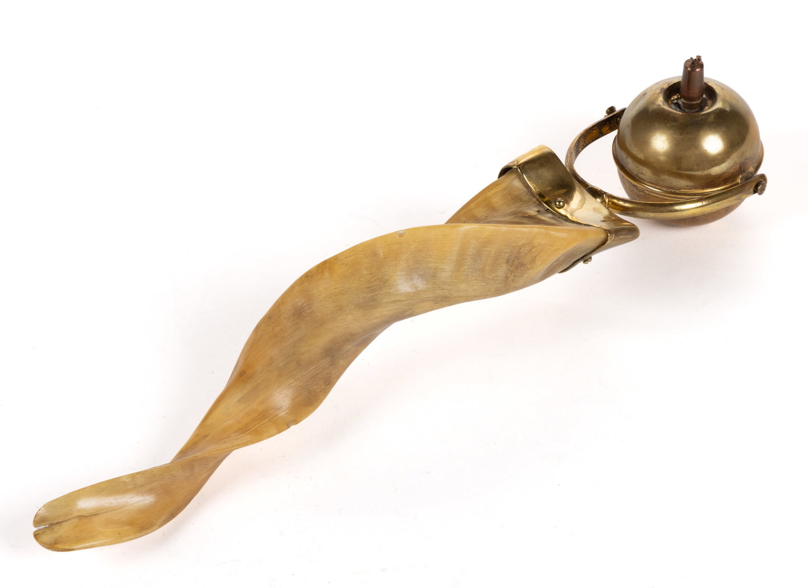 CONTINENTAL HORN-MOUNTED TABLE / DESK CIGAR LIGHTER (1 of 2)