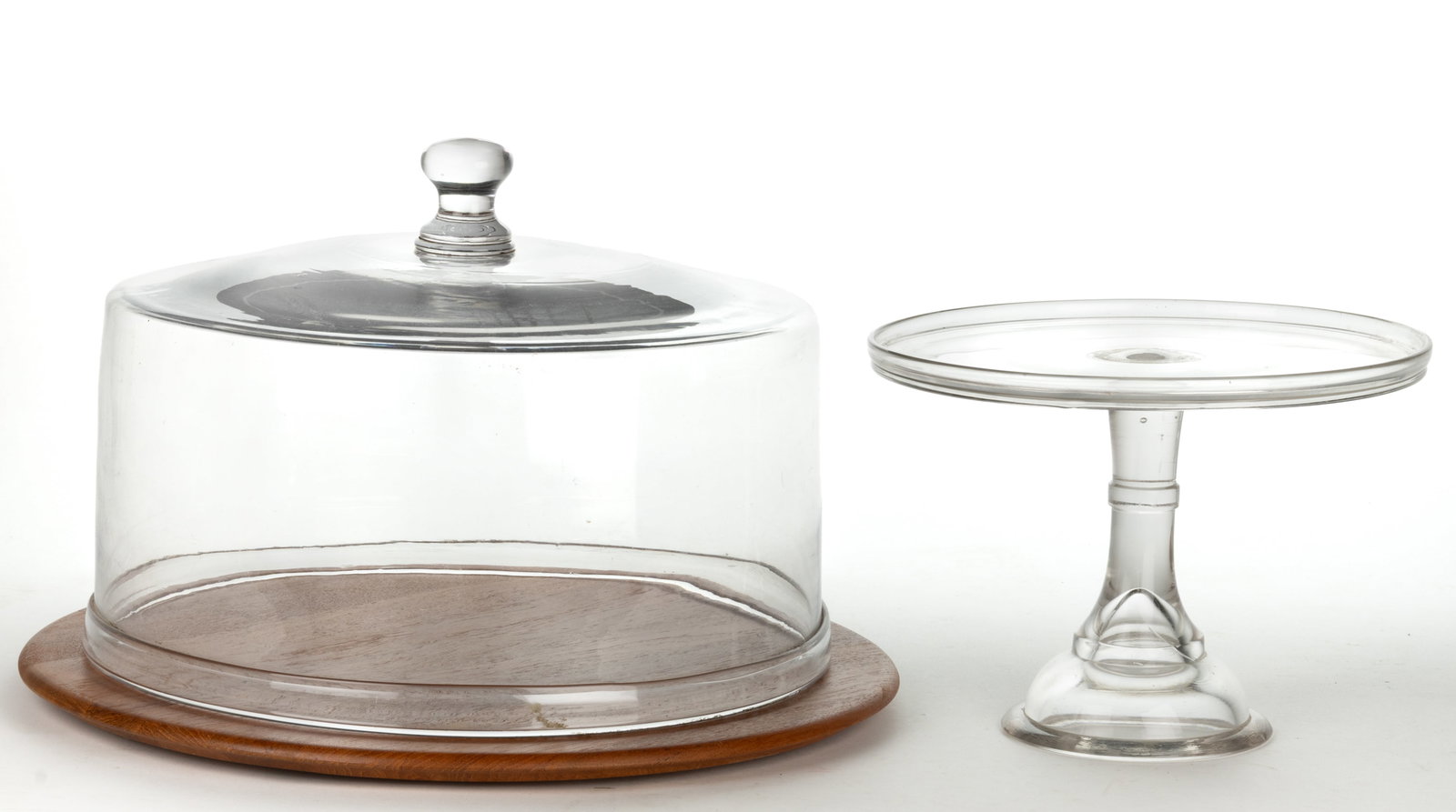 FREE-BLOWN GLASS ARTICLES, LOT OF TWO (1 of 1)