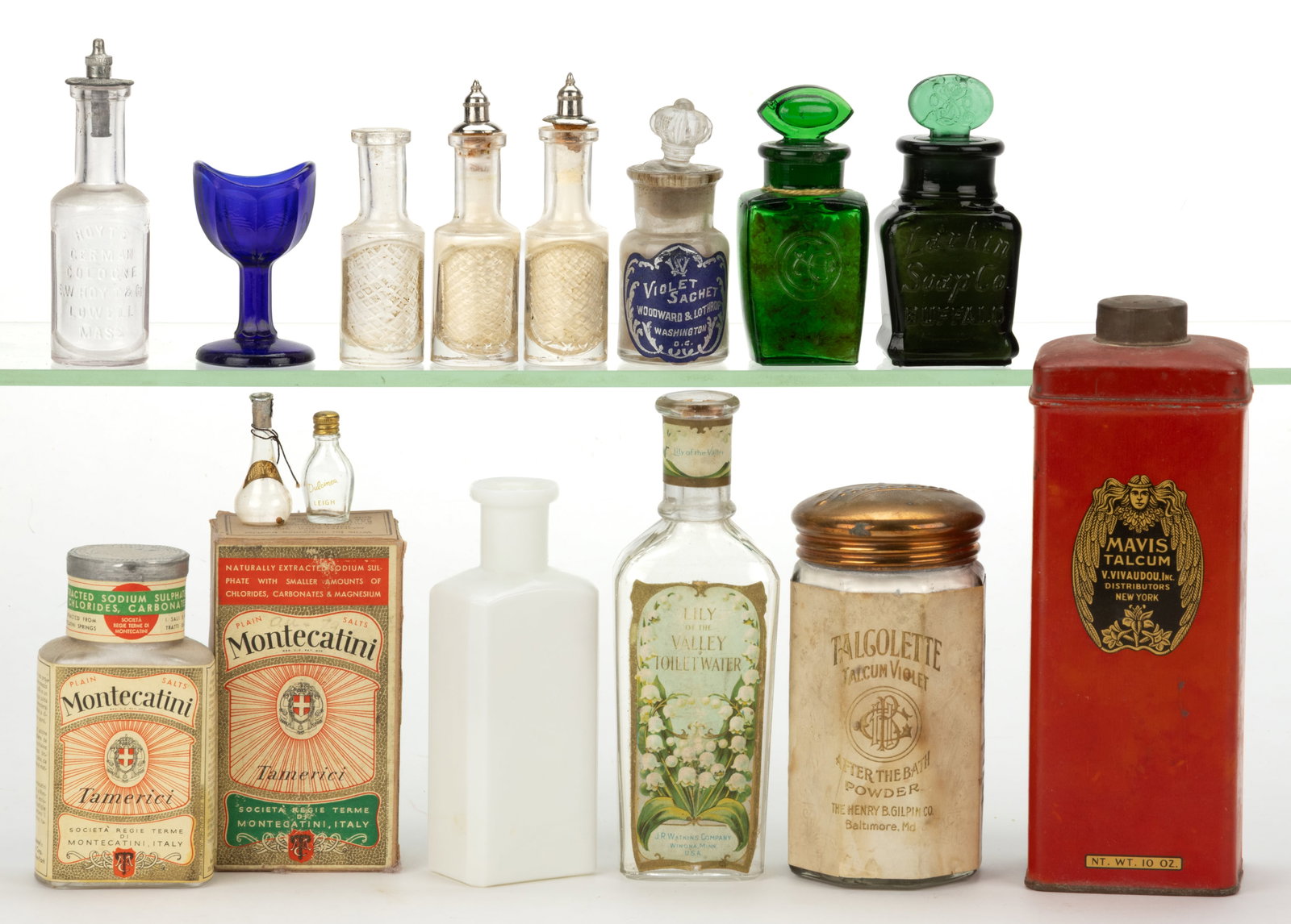 ASSORTED TOILETRY BOTTLES AND RELATED ARTICLES, LOT OF 16 (1 of 1)