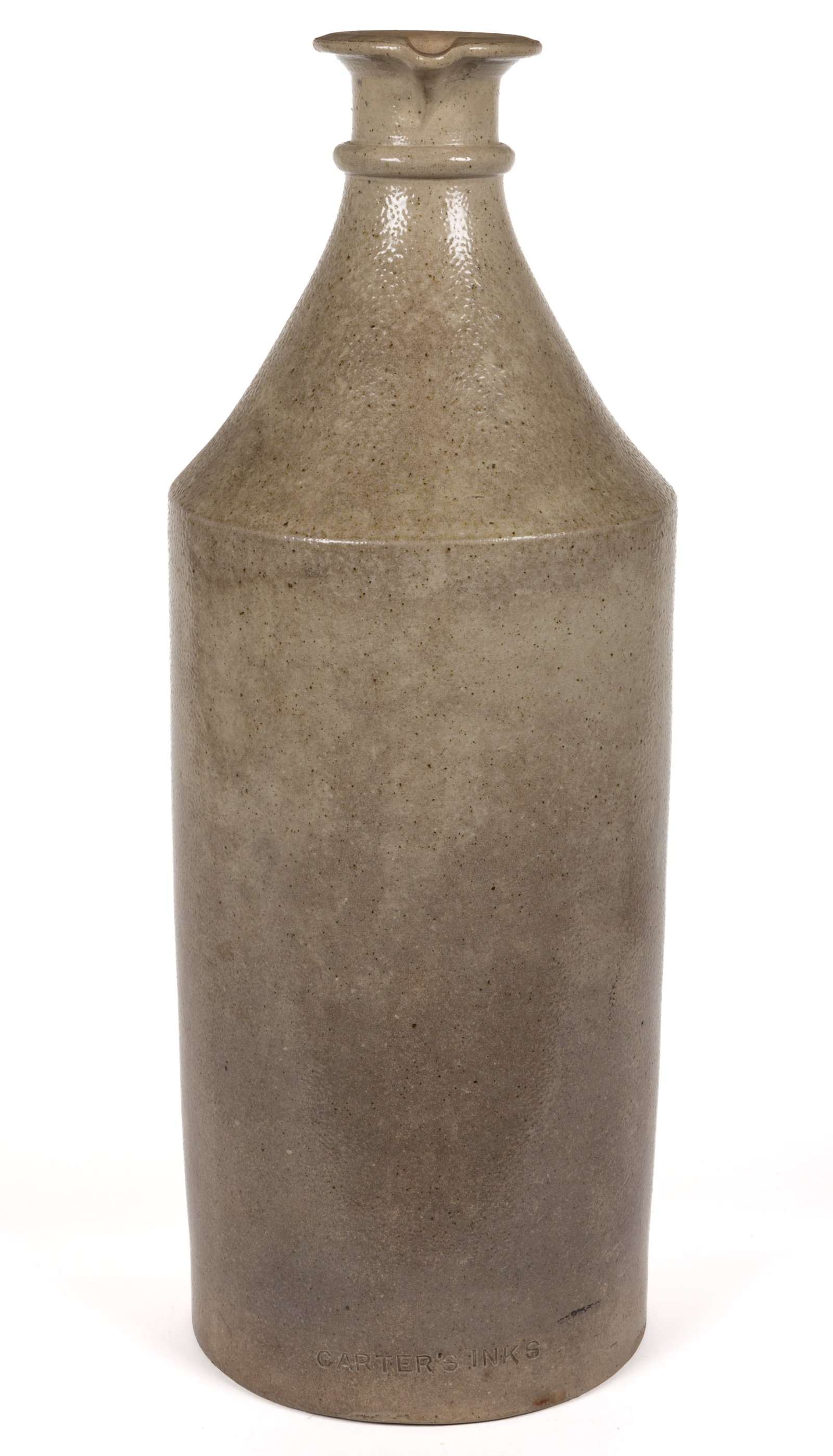 STAMPED "CARTER'S INKS" ADVERTISING STORE DISPLAY MONUMENTAL STONEWARE BOTTLE (1 of 7)