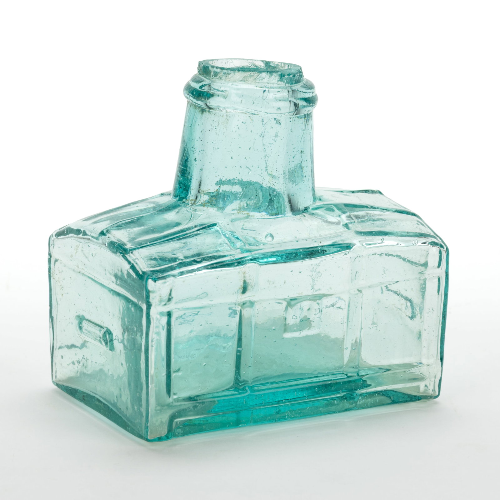 DOME-TOP TRUNK FIGURAL INKWELL / BOTTLE (1 of 1)