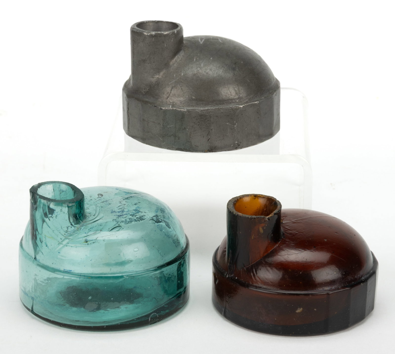 ASSORTED TURTLE / IGLOO INK BOTTLES, LOT OF THREE (1 of 1)