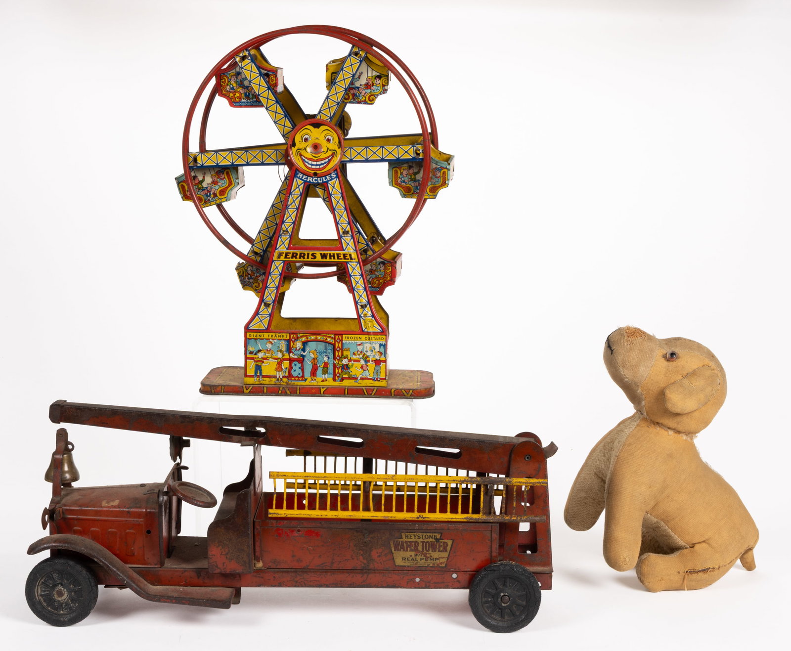 ASSORTED VINTAGE CHILDREN'S TOYS, LOT OF THREE (1 of 2)