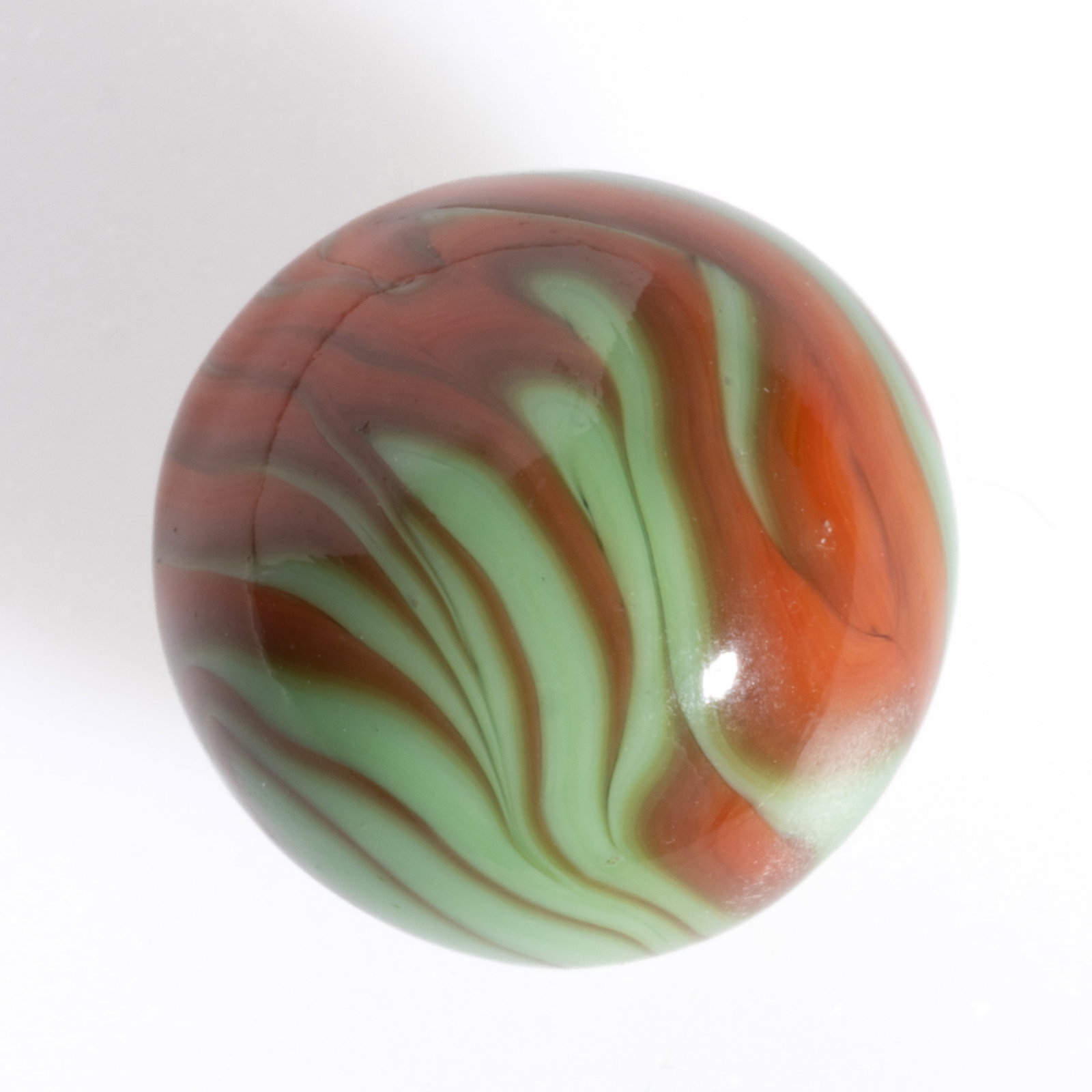 CHRISTENSEN FLAME SWIRL MACHINE-MADE MARBLE (1 of 3)