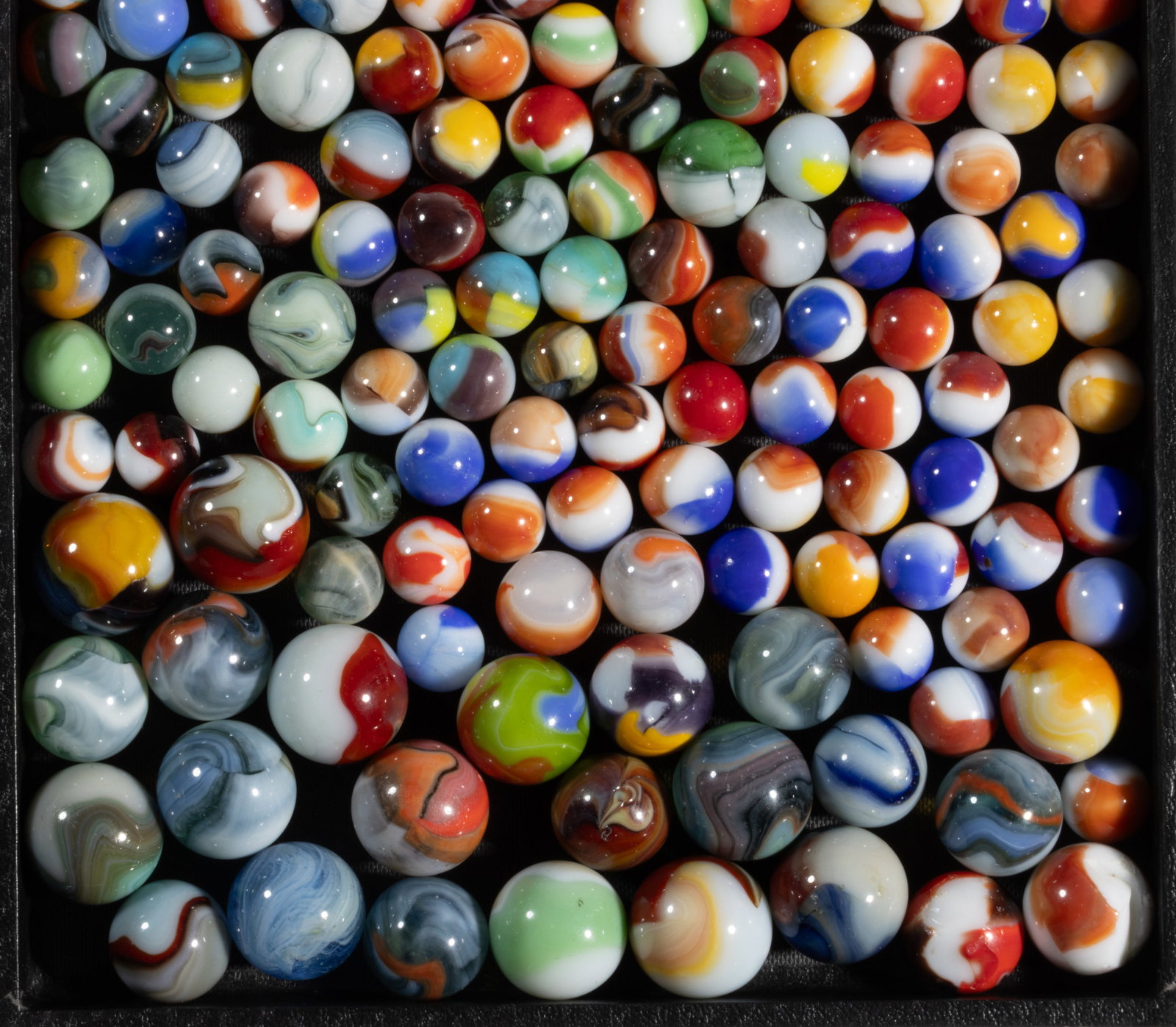ASSORTED VITRO MACHINE-MADE MARBLES, UNCOUNTED LOT - 2