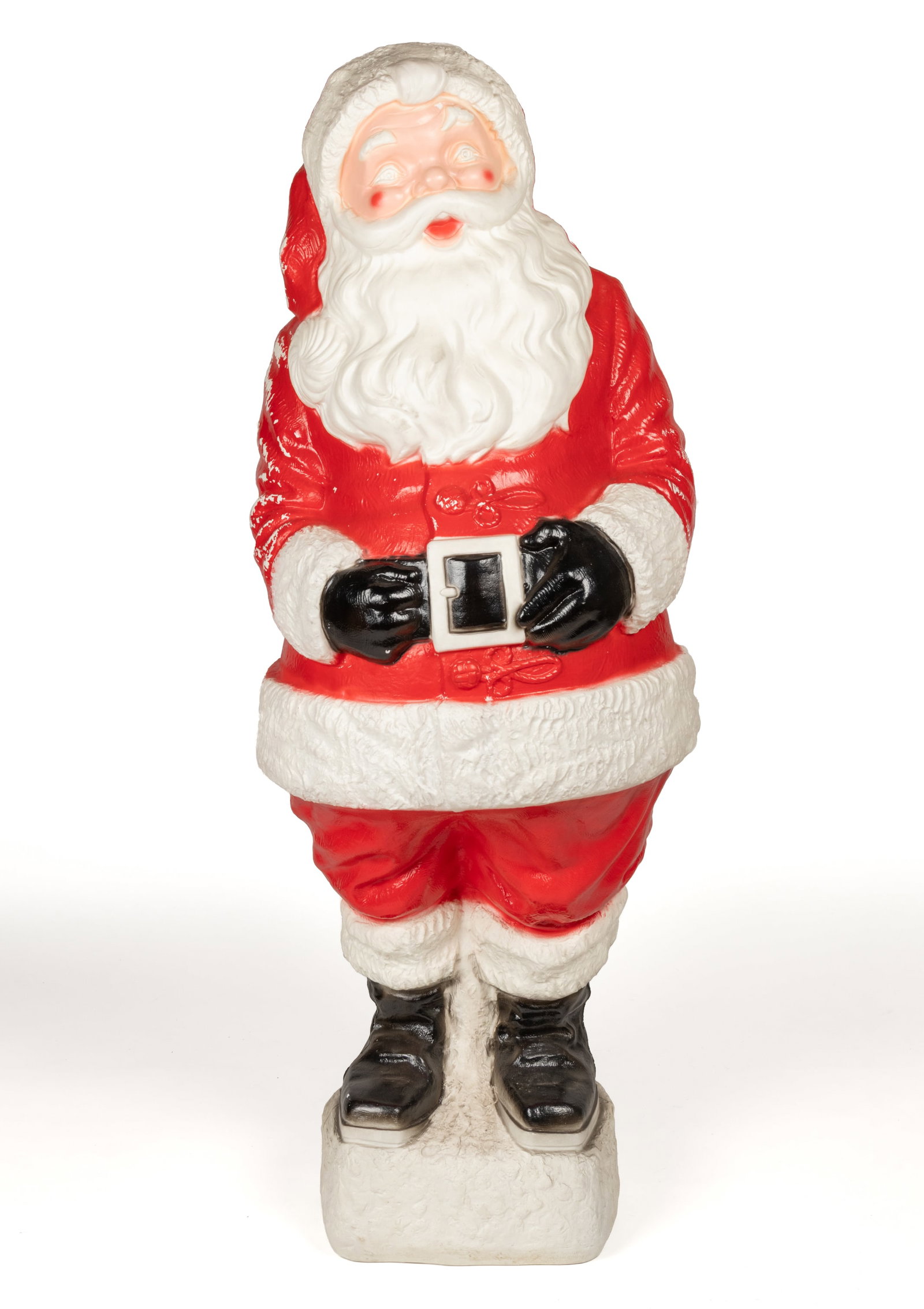 RARE IRWIN PLASTICS LARGE BLOW MOLD SANTA CLAUS CHRISTMAS FIGURE (1 of 4)