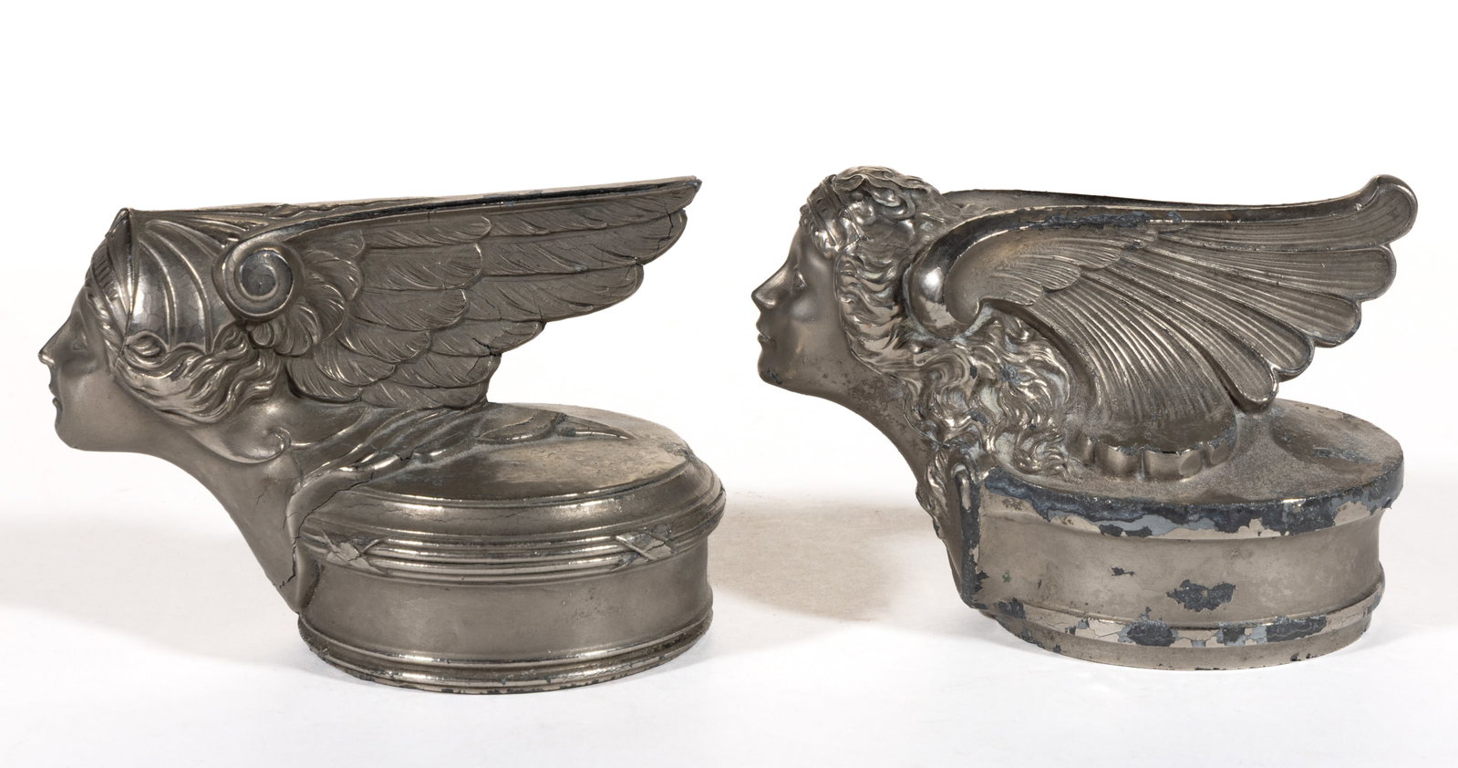 BUICK "GODDESS" AUTOMOBILE MASCOTS / HOOD / RADIATOR ORNAMENTS, LOT OF TWO (1 of 5)