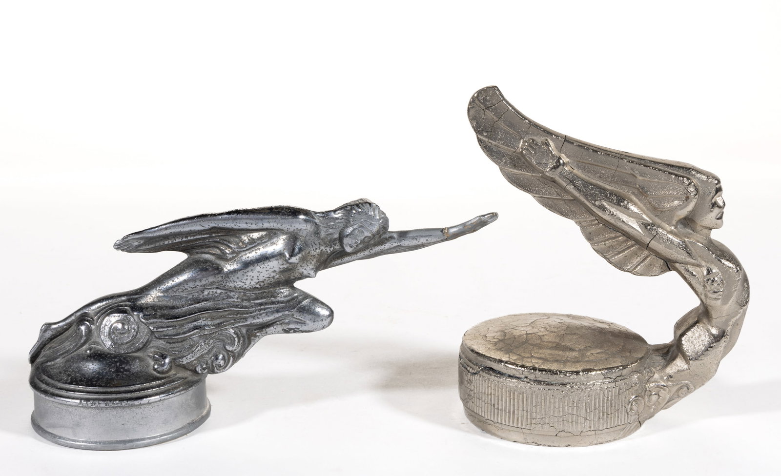 STUDEBAKER "ATALANTA" AND ESSEX AUTOMOBILE MASCOTS / HOOD / RADIATOR ORNAMENTS, LOT OF TWO (1 of 5)