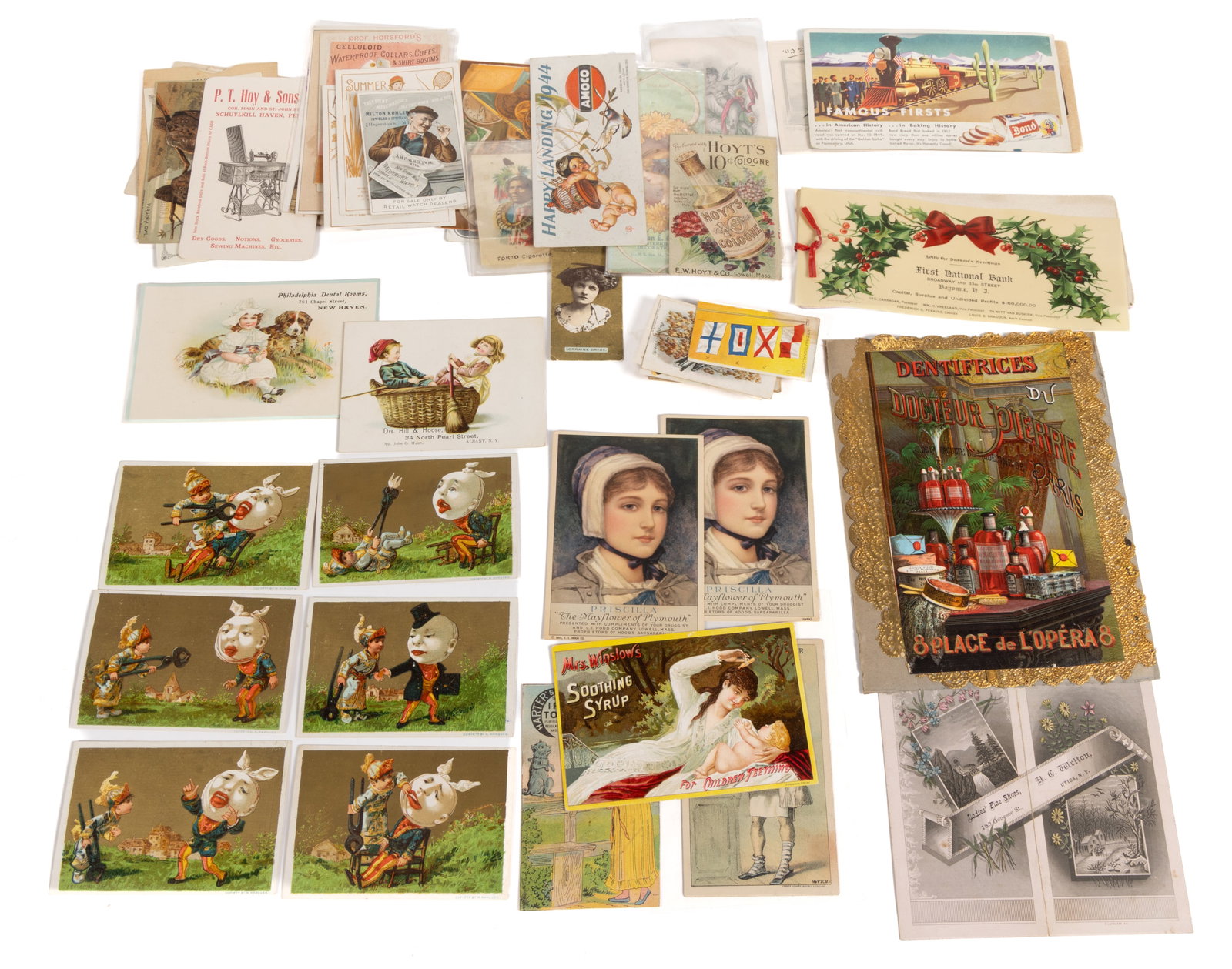 ASSORTED TRADE CARDS / ADVERTISING EPHEMERA, UNCOUNTED LOT (1 of 1)
