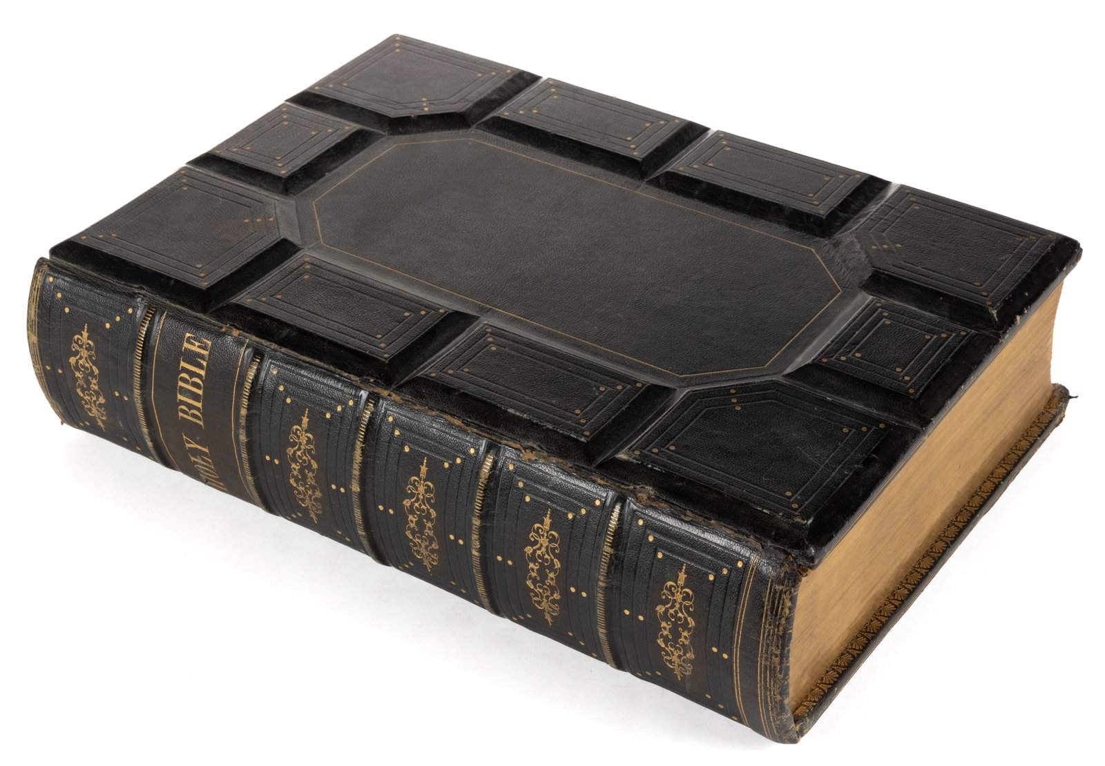 ANTIQUARIAN VICTORIAN ELEPHANT FOLIO FAMILY BIBLE (1 of 4)
