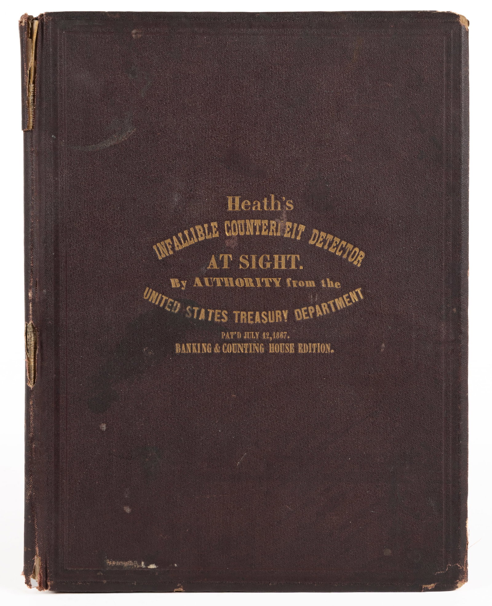 ANTIQUARIAN UNITED STATES COUNTERFEIT DETECTION ILLUSTRATED VOLUME (1 of 2)