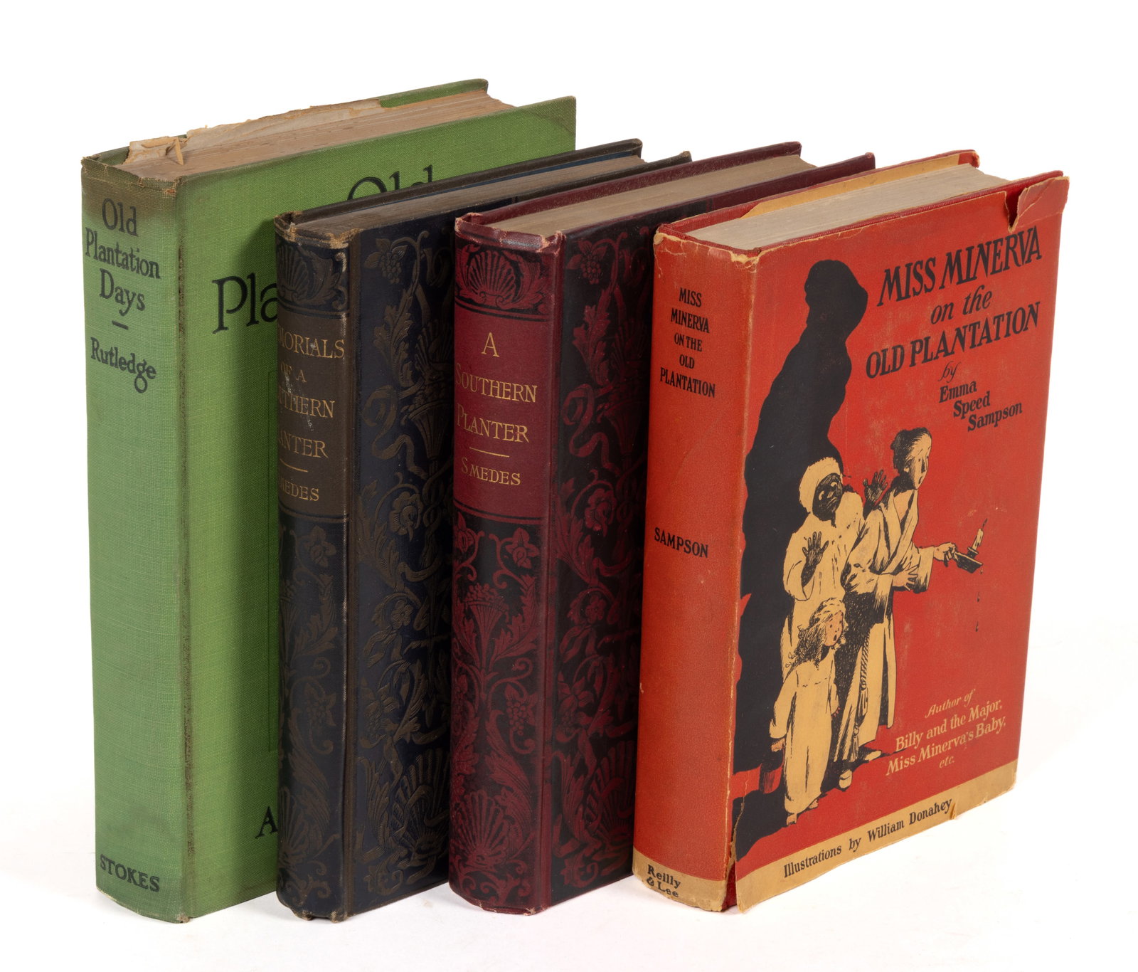 ANTIQUARIAN SOUTHERN PLANTATION HISTORICAL VOLUMES, LOT OF FOUR (1 of 1)