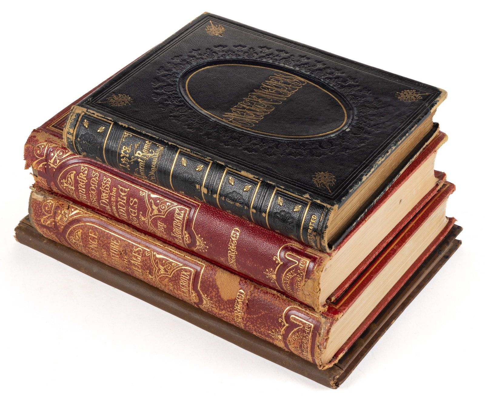 ANTIQUARIAN CLASSICAL AND MIDDLE AGES ILLUSTRATED HISTORICAL VOLUMES, LOT OF FOUR (1 of 1)