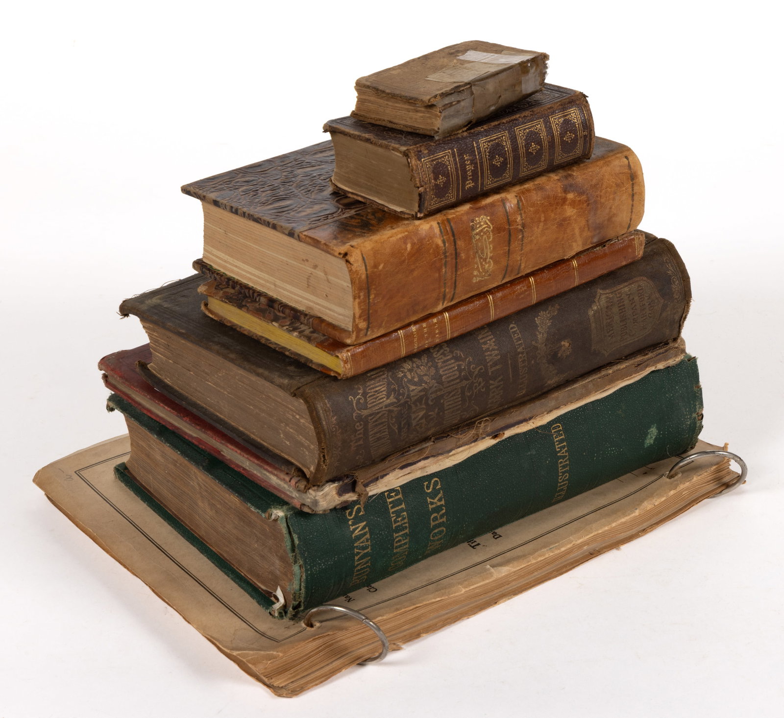 ASSORTED RELIGIOUS AND OTHER VOLUMES, LOT OF EIGHT (1 of 1)