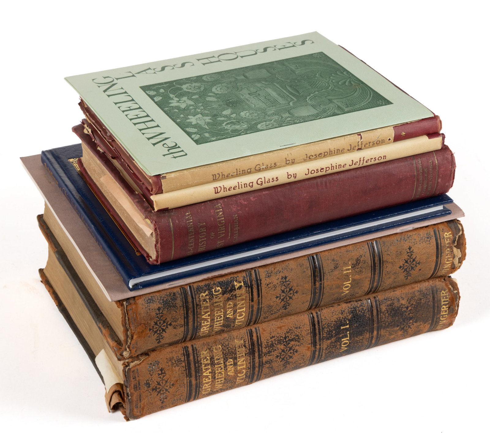 WHEELING, WEST VIRGINIA HISTORICAL VOLUMES, LOT OF EIGHT (1 of 1)