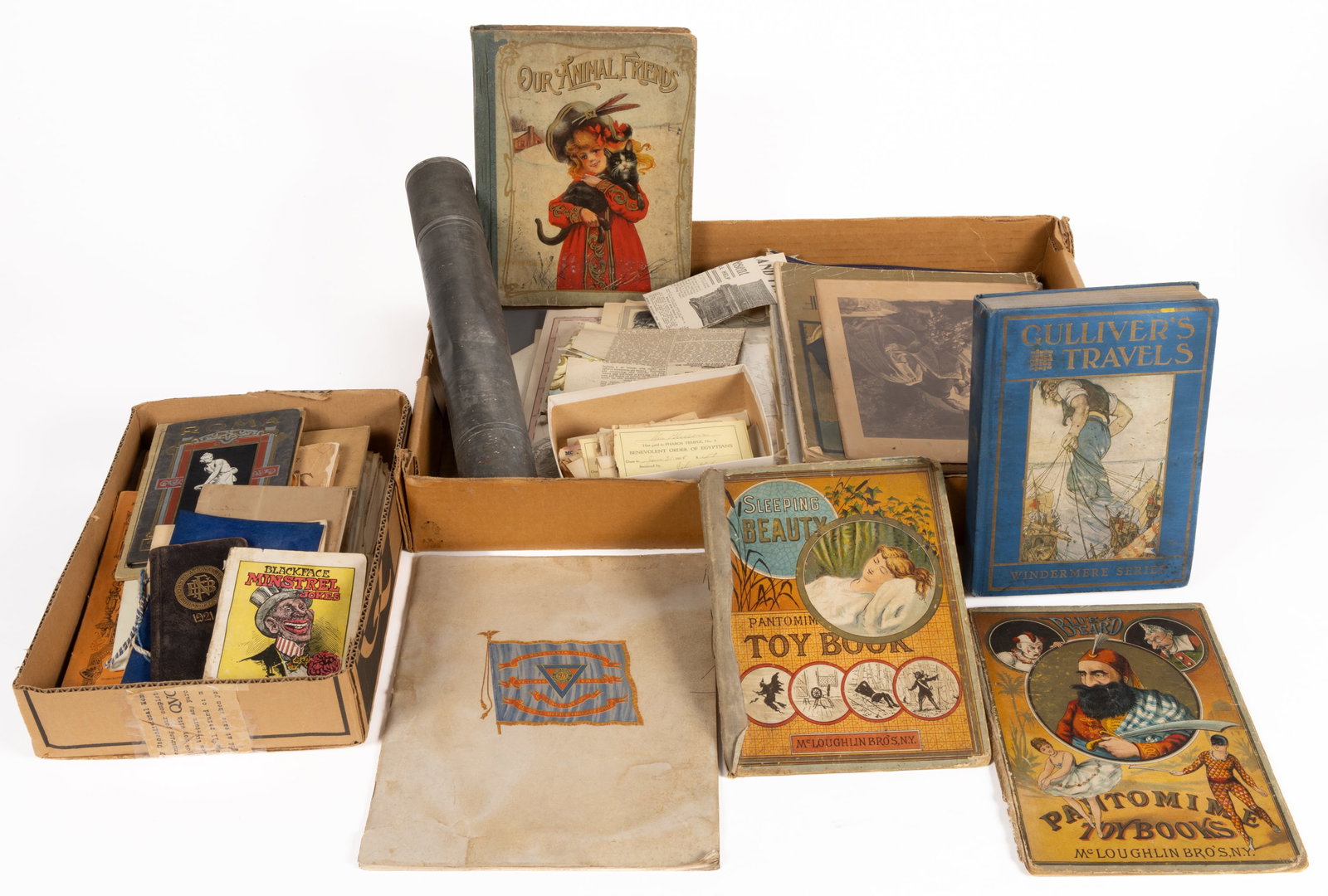 ASSORTED BOOKS AND PAPER, UNCOUNTED LOT (1 of 3)