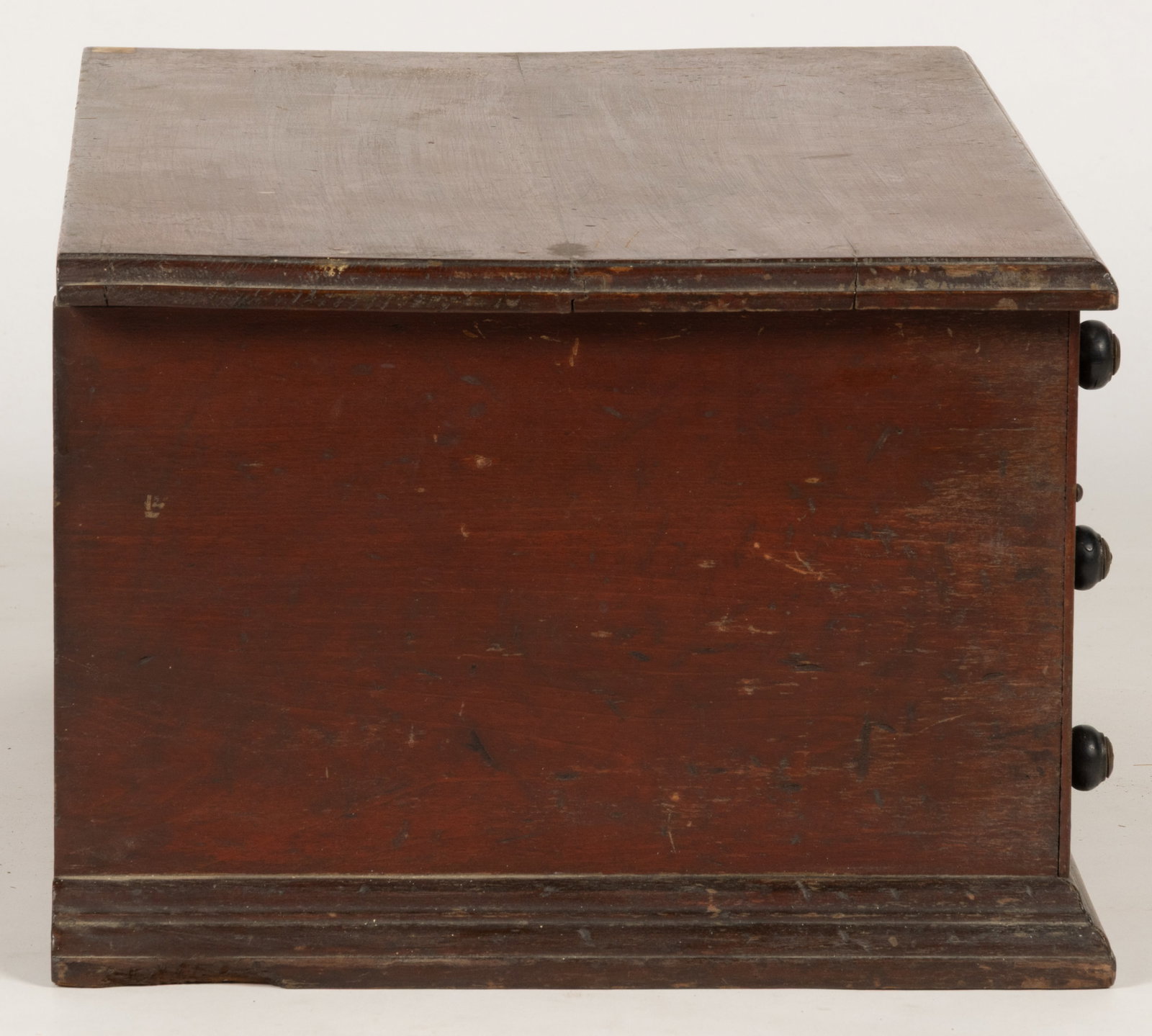 MERRICK'S PAINTED MAPLE SPOOL CUPBOARD - 3