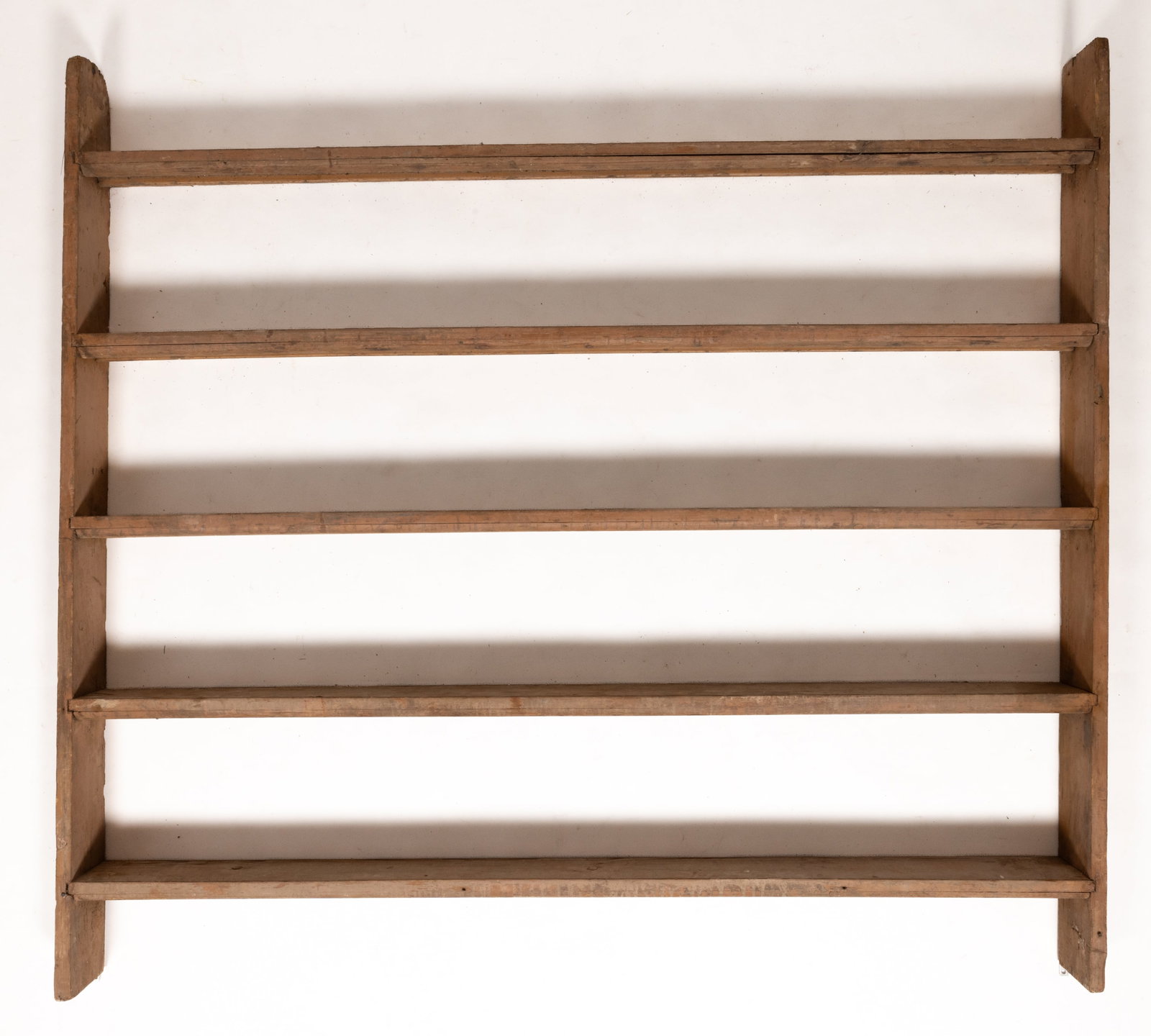 COUNTRY PAINTED PINE LARGE WALL SHELF (1 of 3)