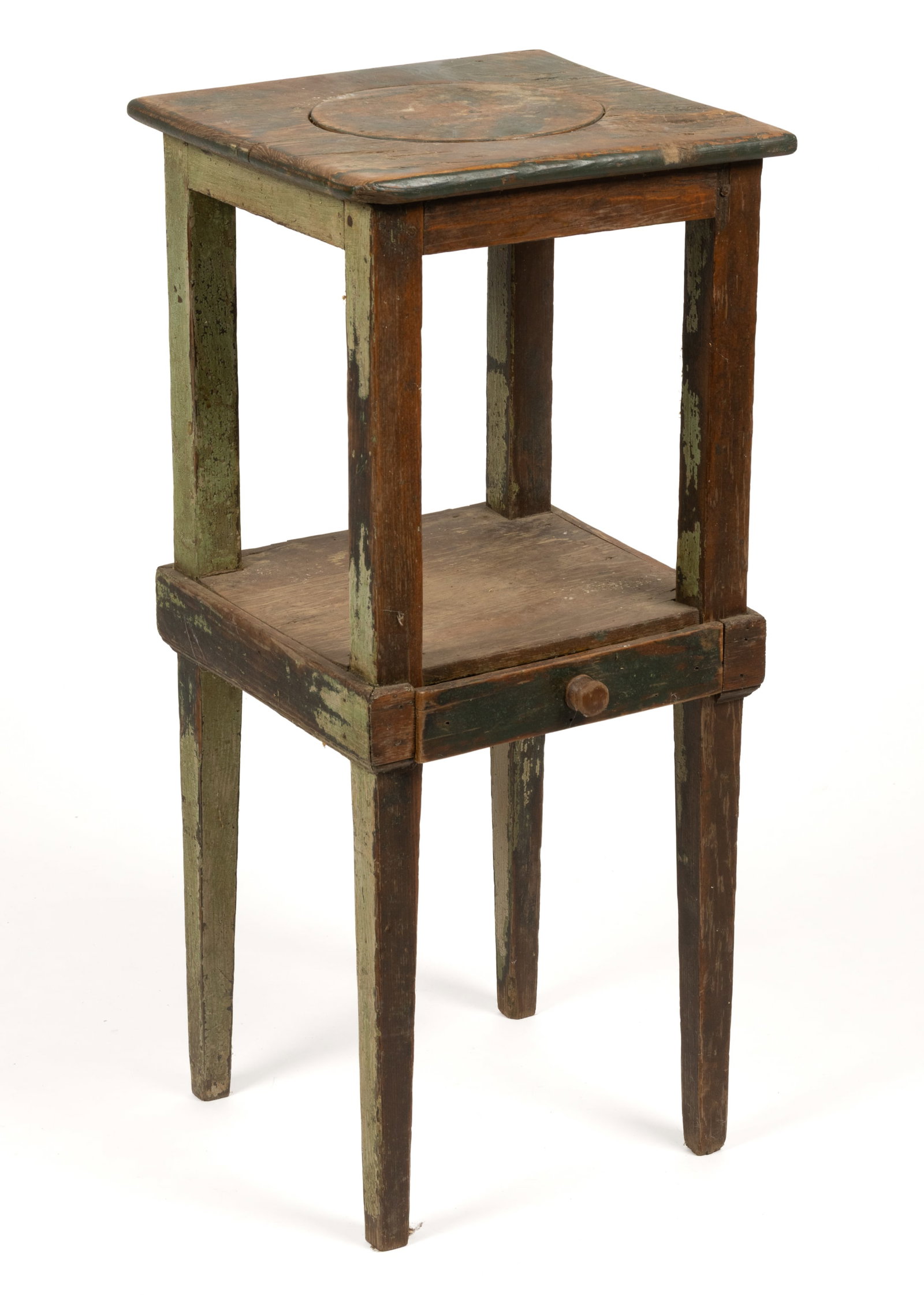 MID-ATLANTIC PAINTED YELLOW PINE WASHSTAND / STAND TABLE (1 of 6)