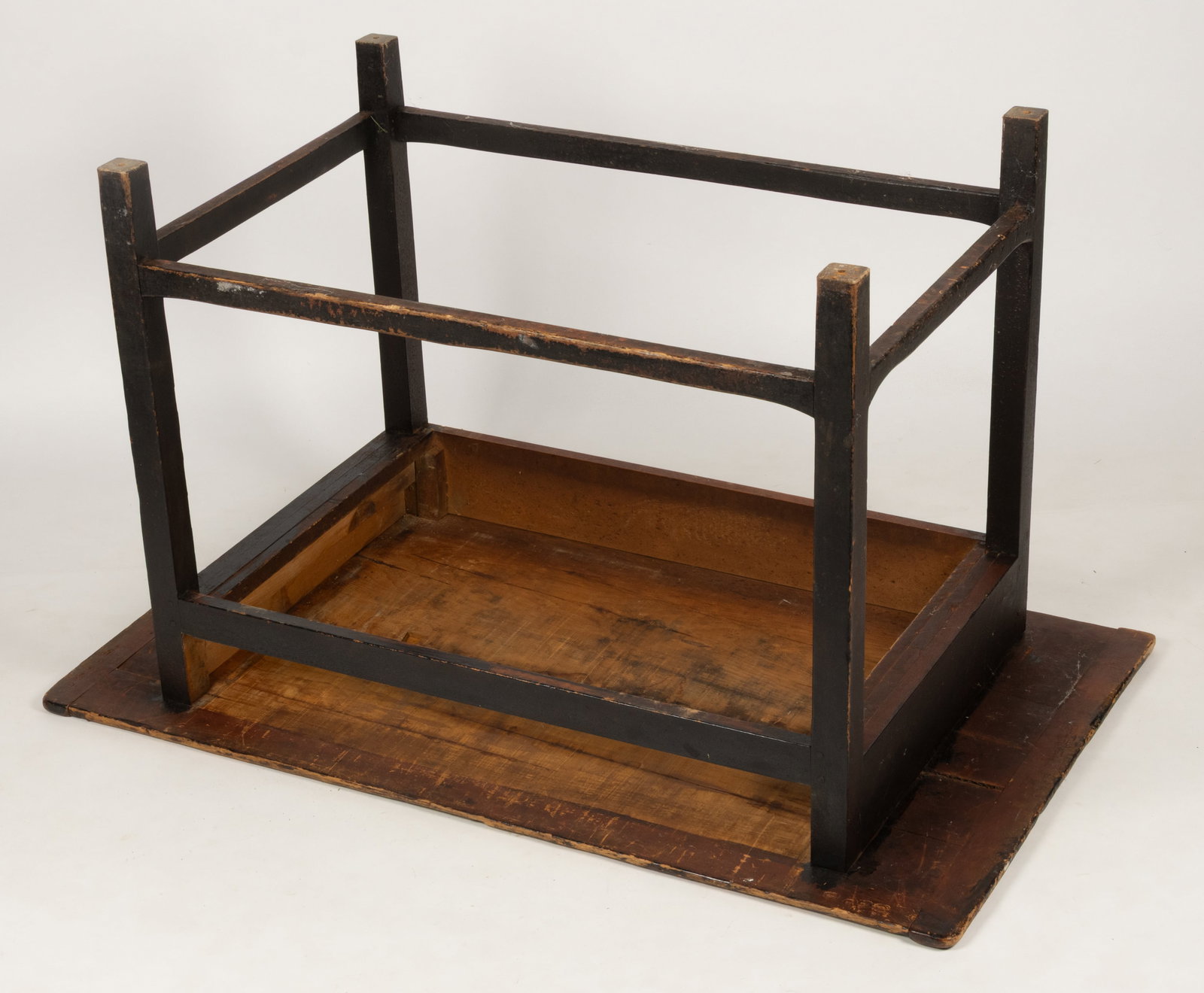 NEW ENGLAND PAINTED PINE WORK TABLE - 8