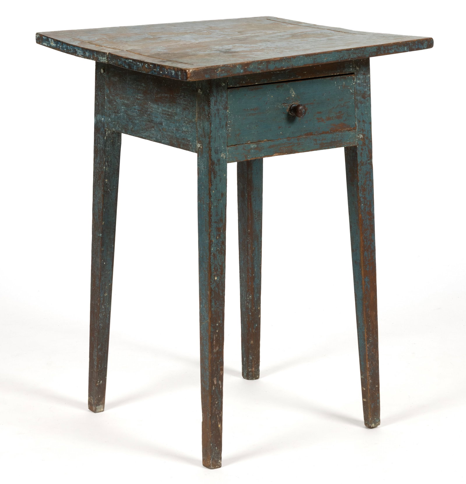 NEW ENGLAND FEDERAL PAINTED MAPLE STAND TABLE (1 of 6)