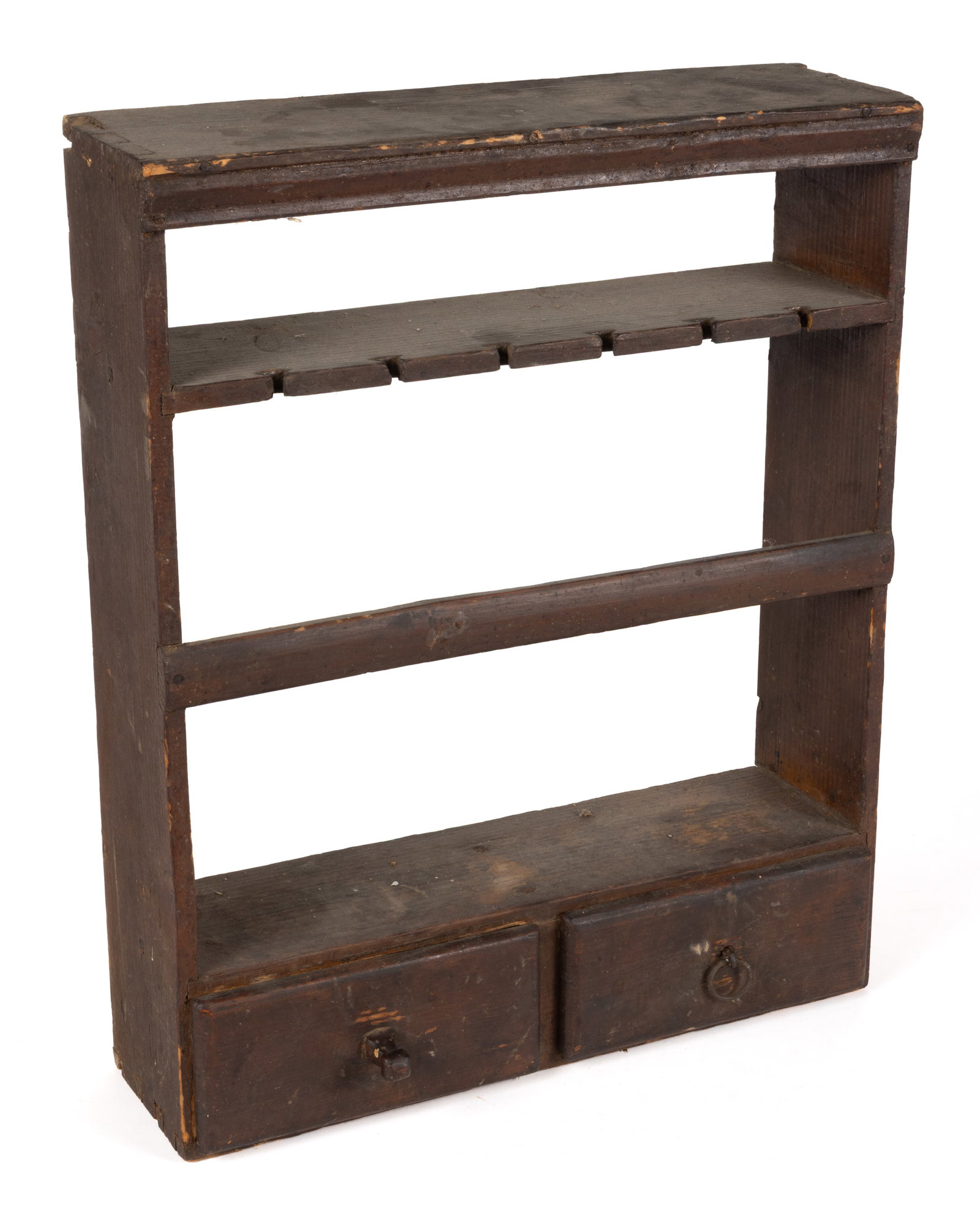 NEW ENGLAND PINE DIMINUTIVE HANGING SHELF (1 of 3)